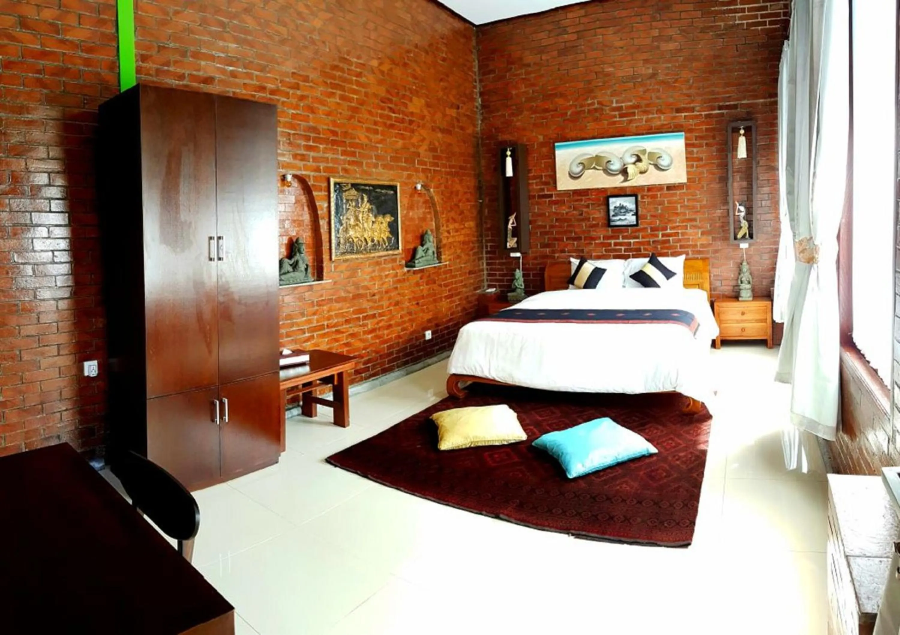 Patio, Bed in Astana Swaha Villa