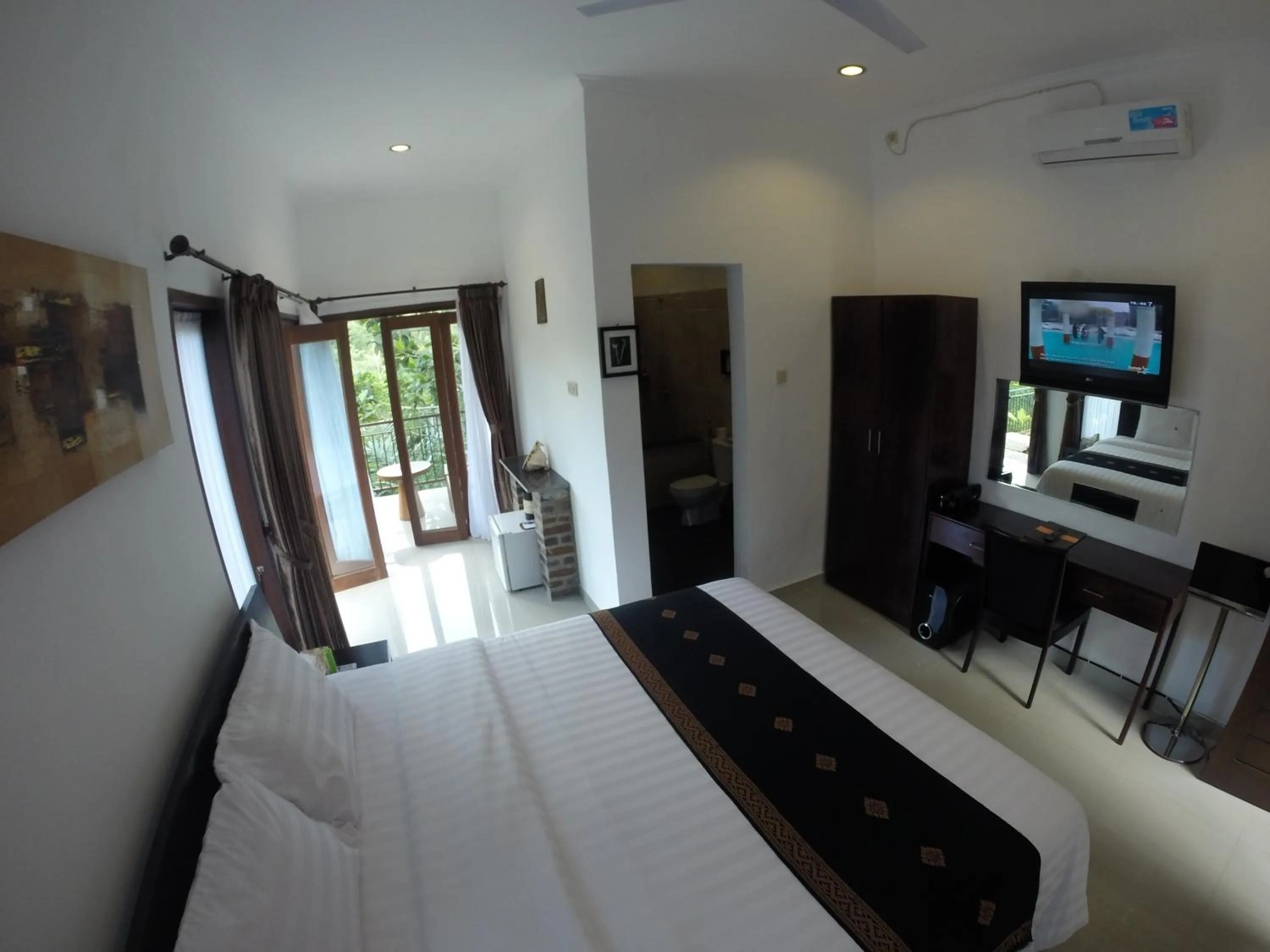 Patio, Bed in Astana Swaha Villa