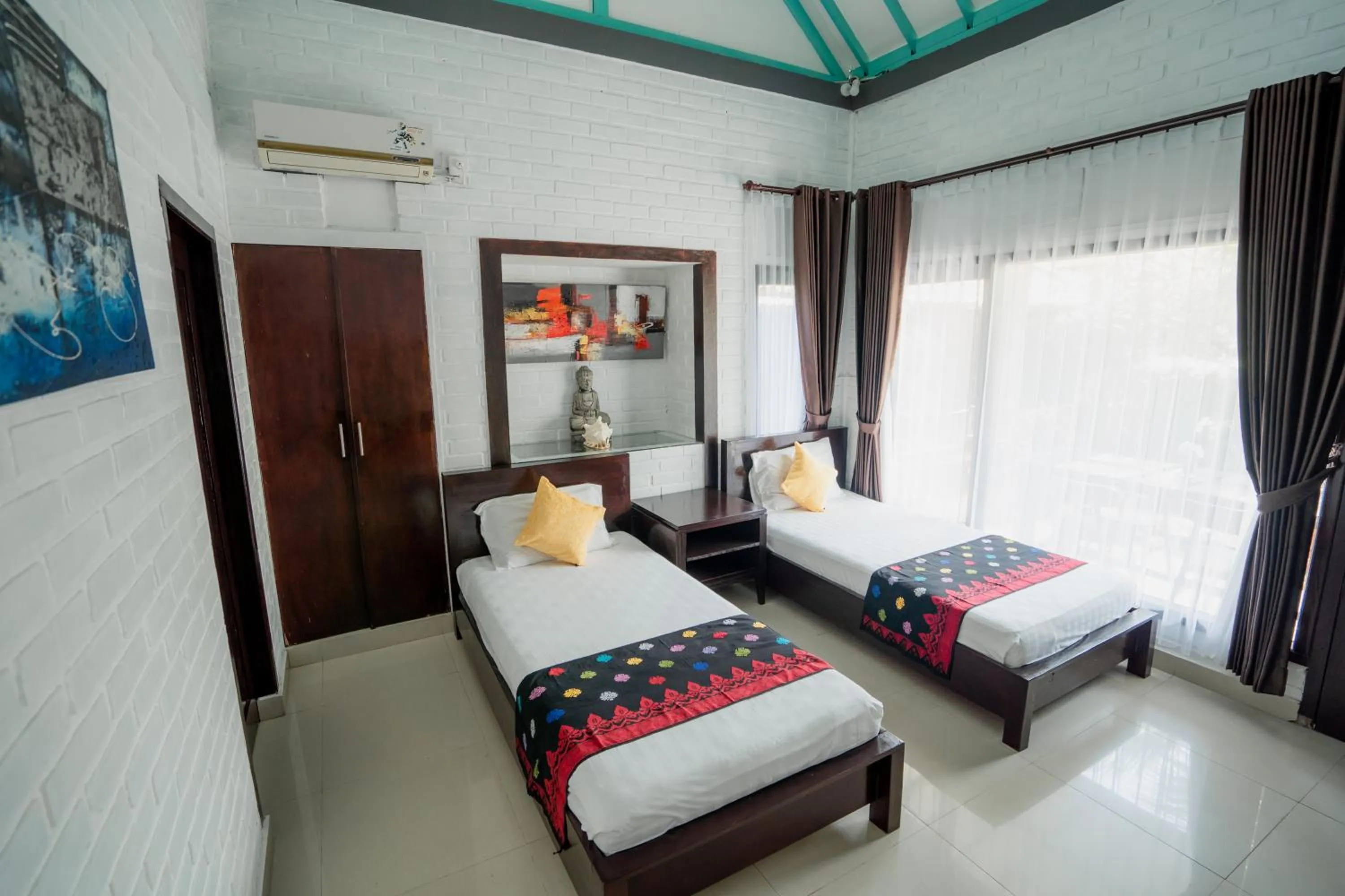 Bed in Astana Swaha Villa