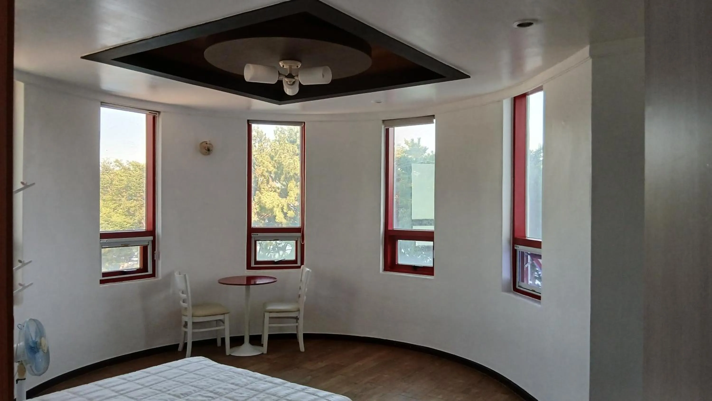 Bed in Namhae Beach Hotel