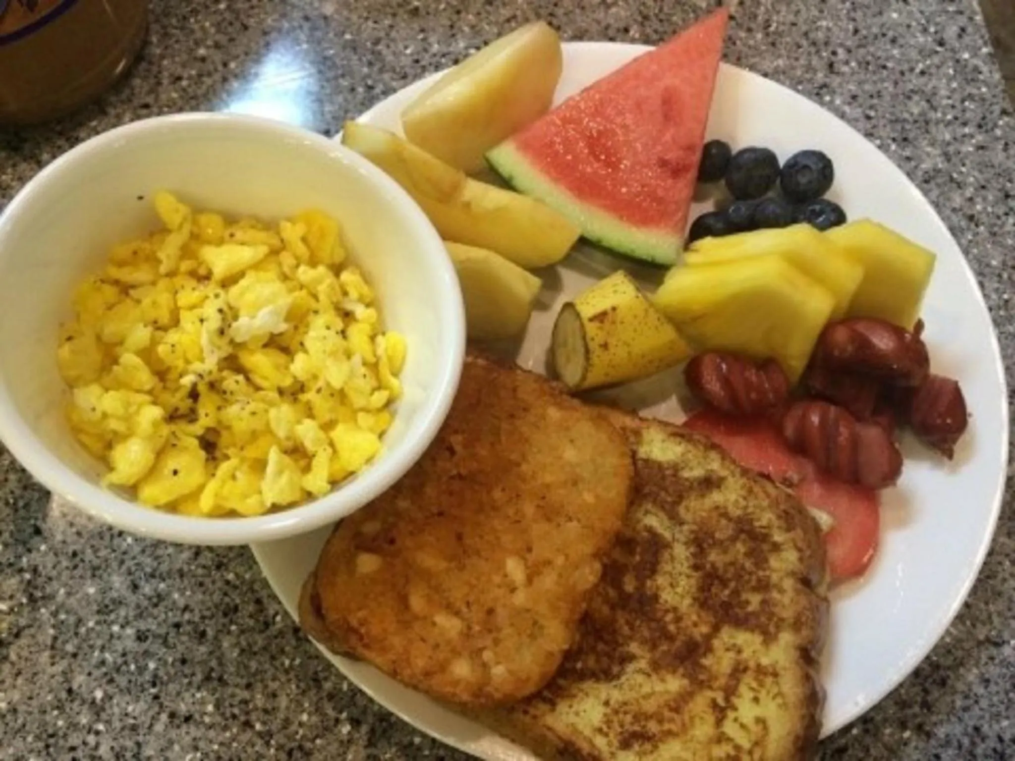 American breakfast in Gunsan Western Hotel