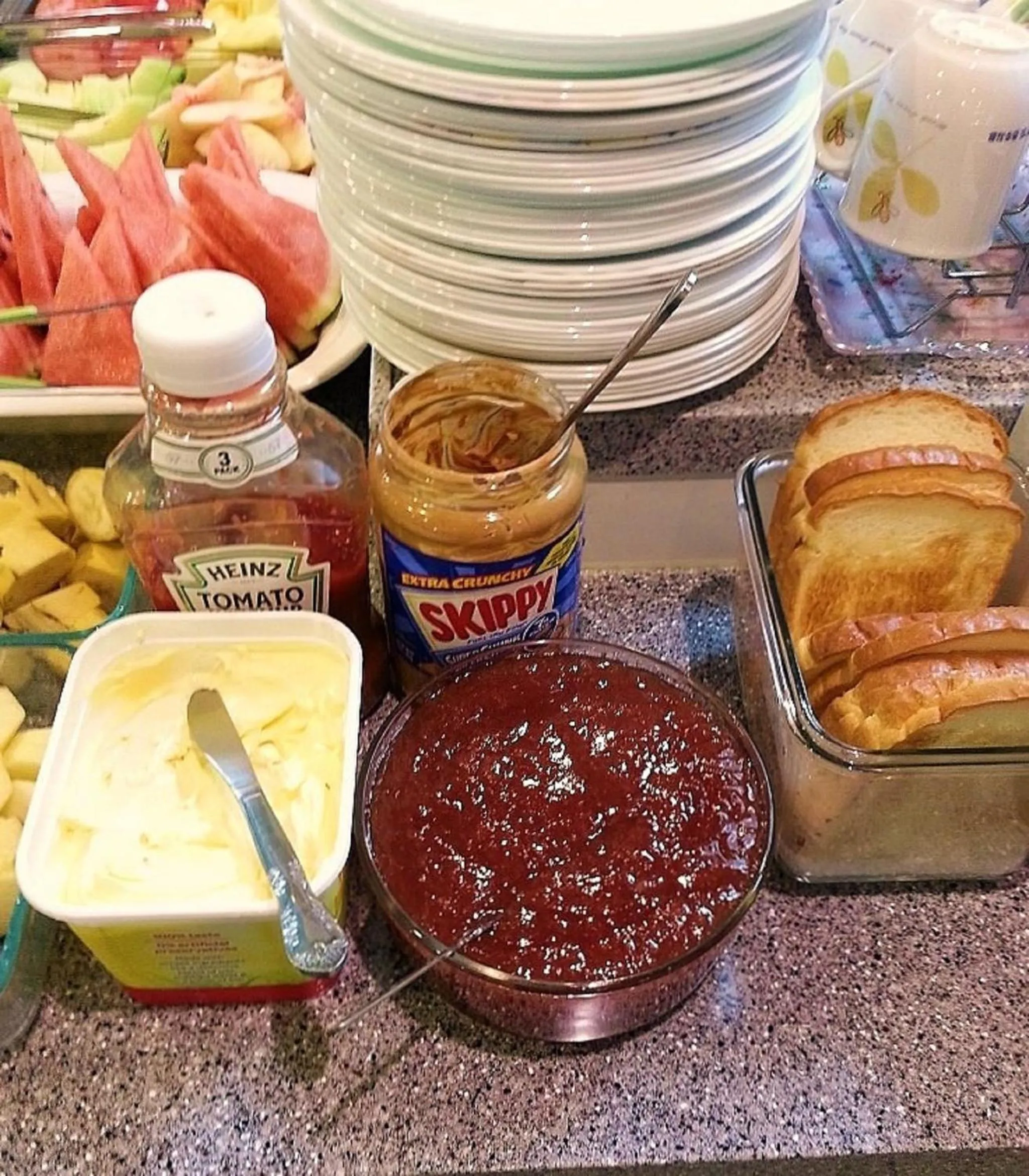 American breakfast in Gunsan Western Hotel