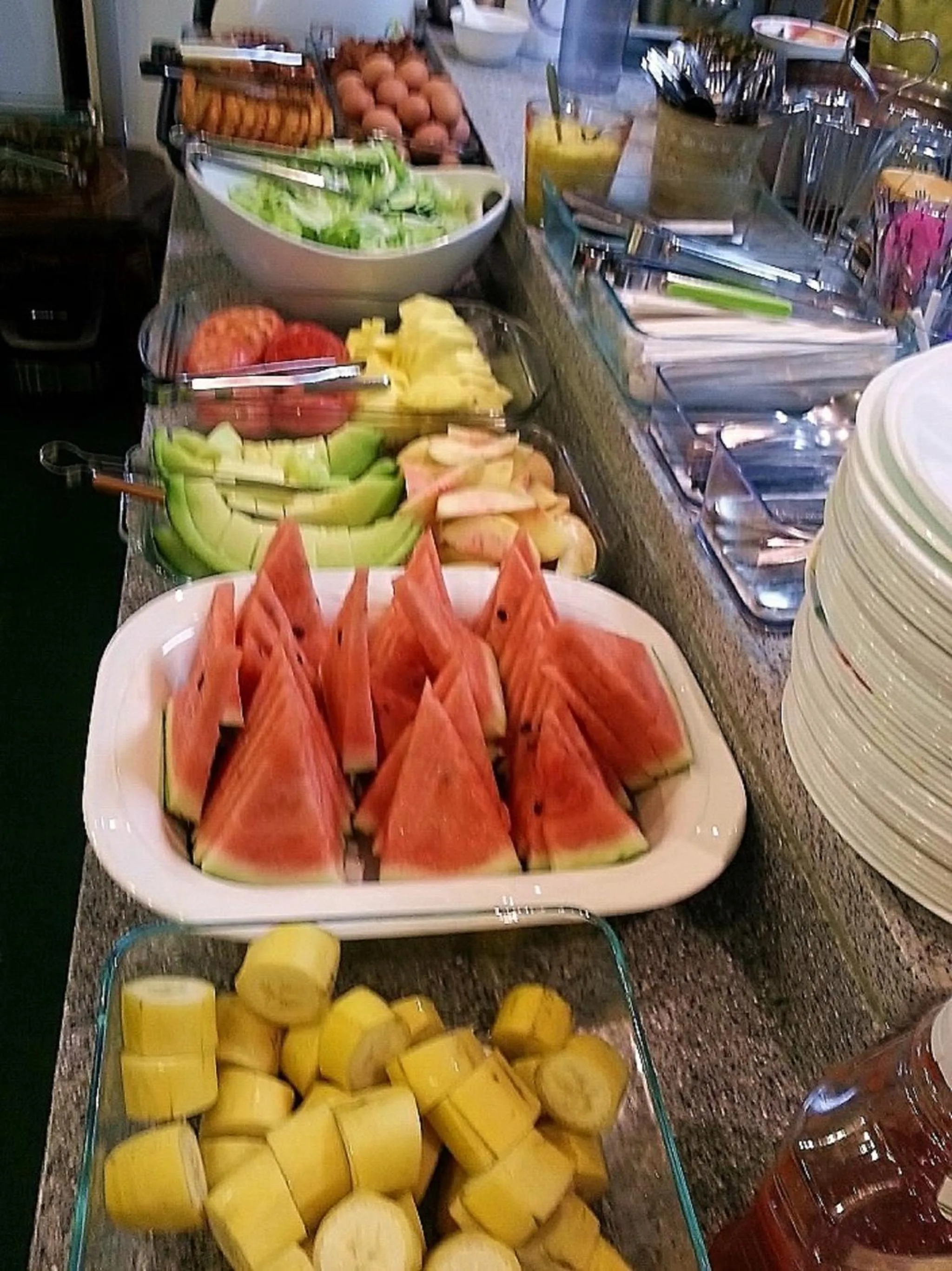 American breakfast in Gunsan Western Hotel