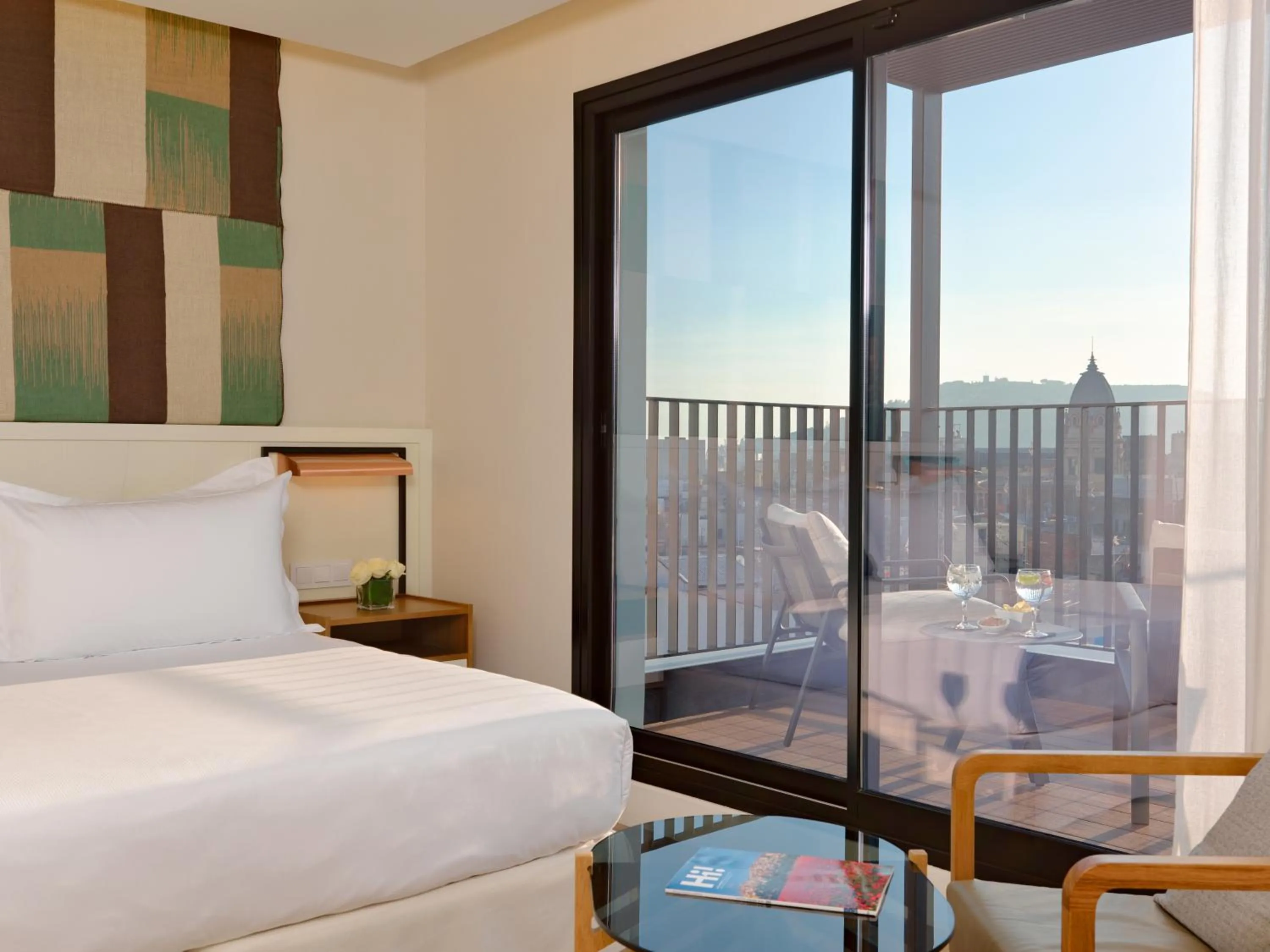 Balcony/Terrace, Bed in H10 Cubik 4* Sup