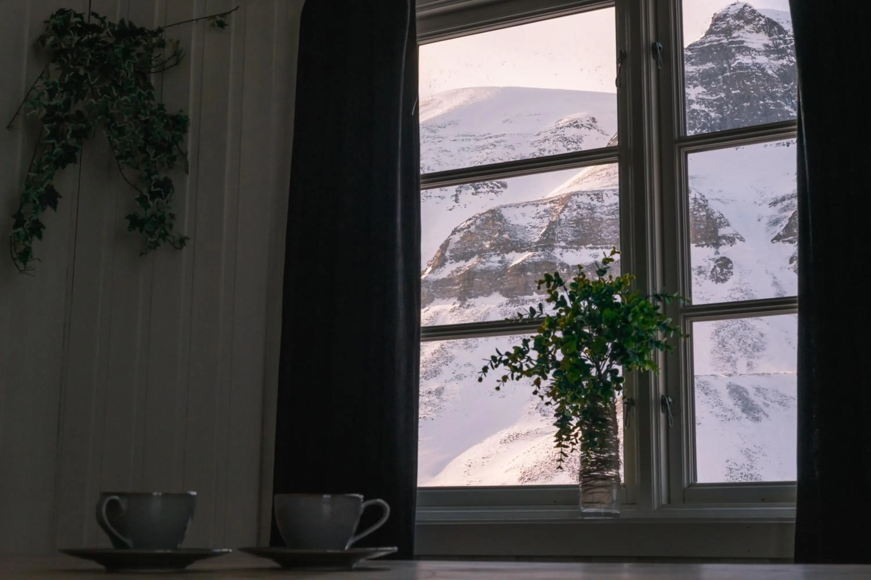 Communal kitchen in Gjestehuset 102