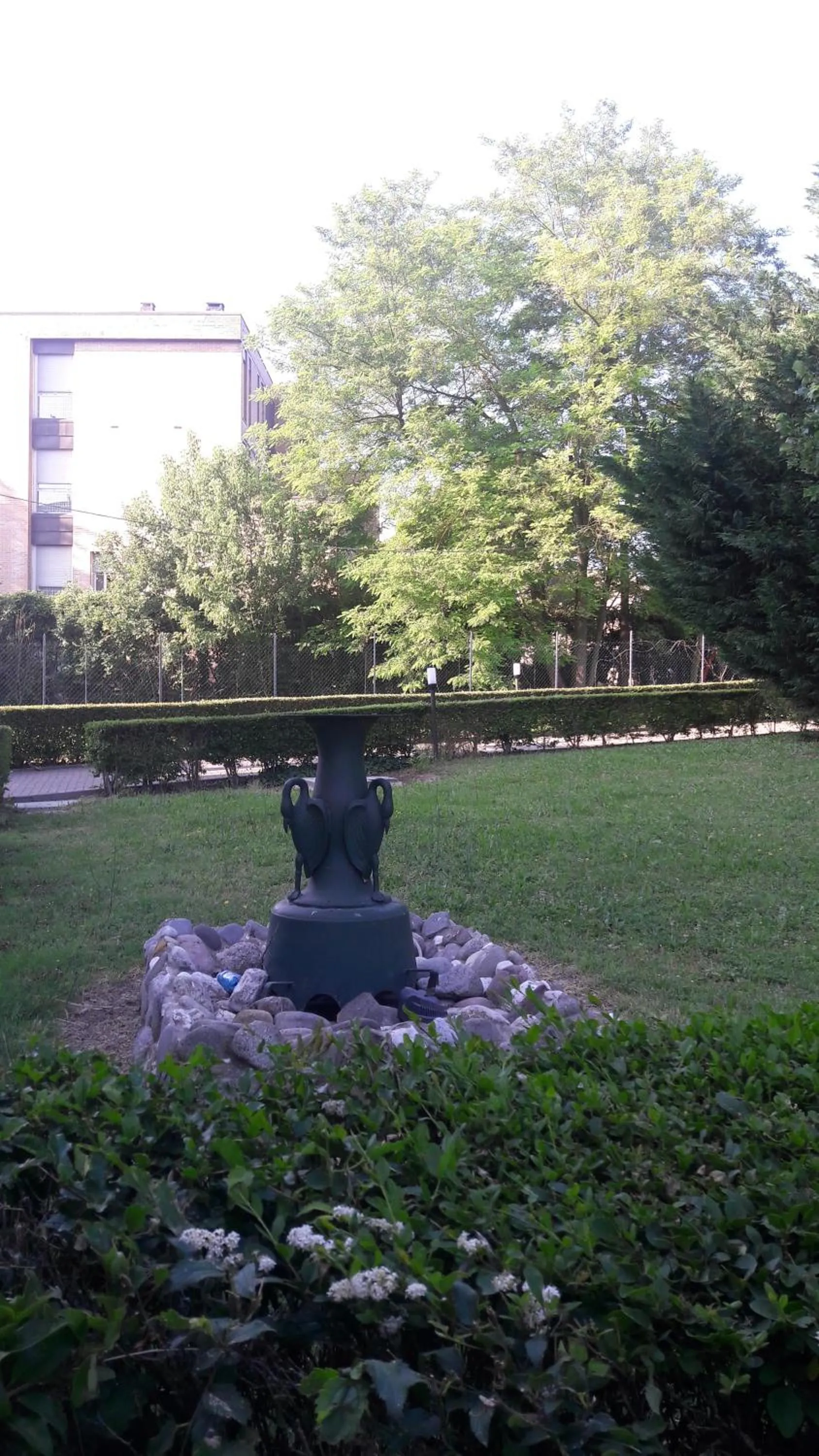 Garden view in Hotel Parigi