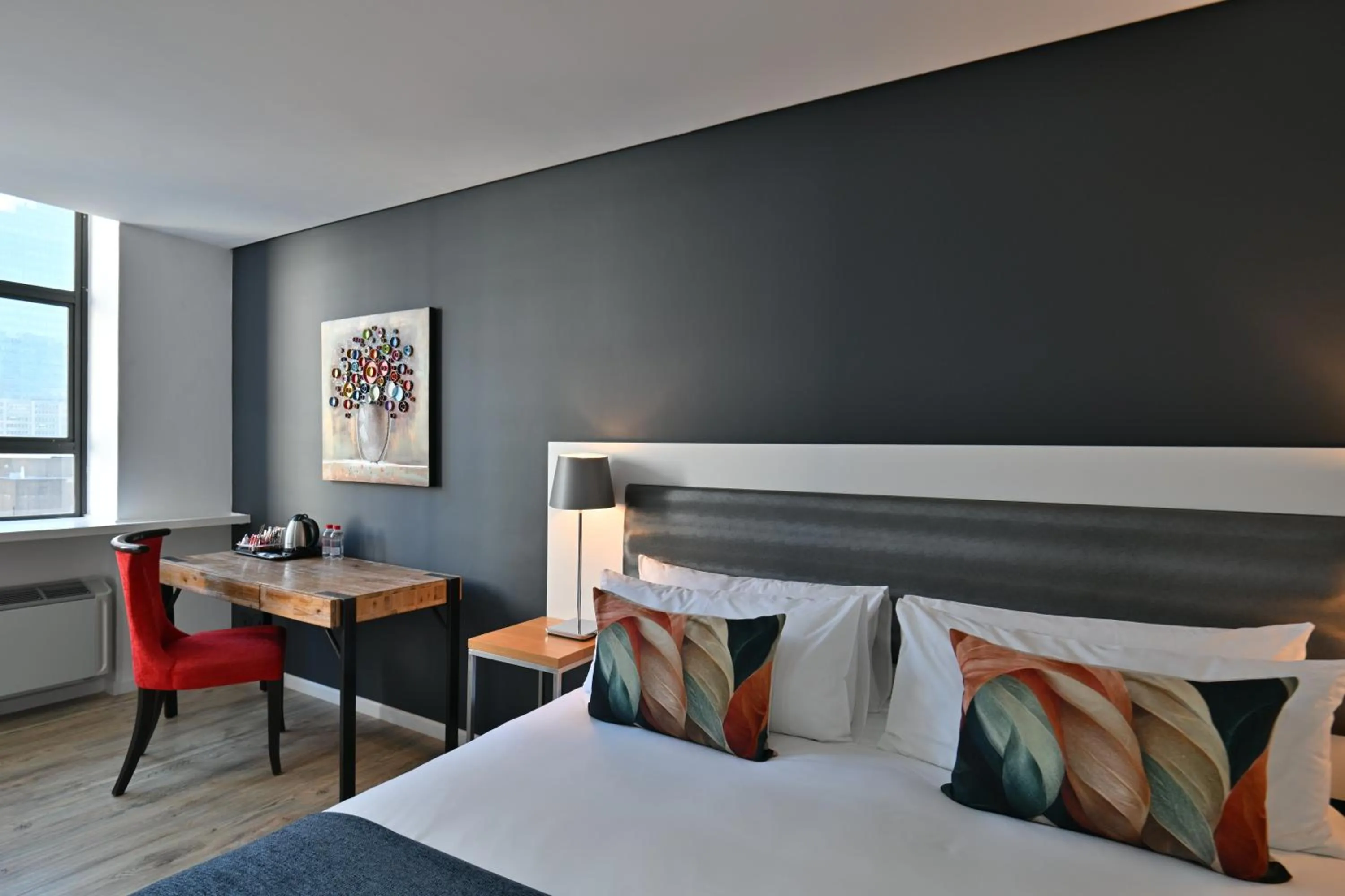 Bed in Fountains Hotel