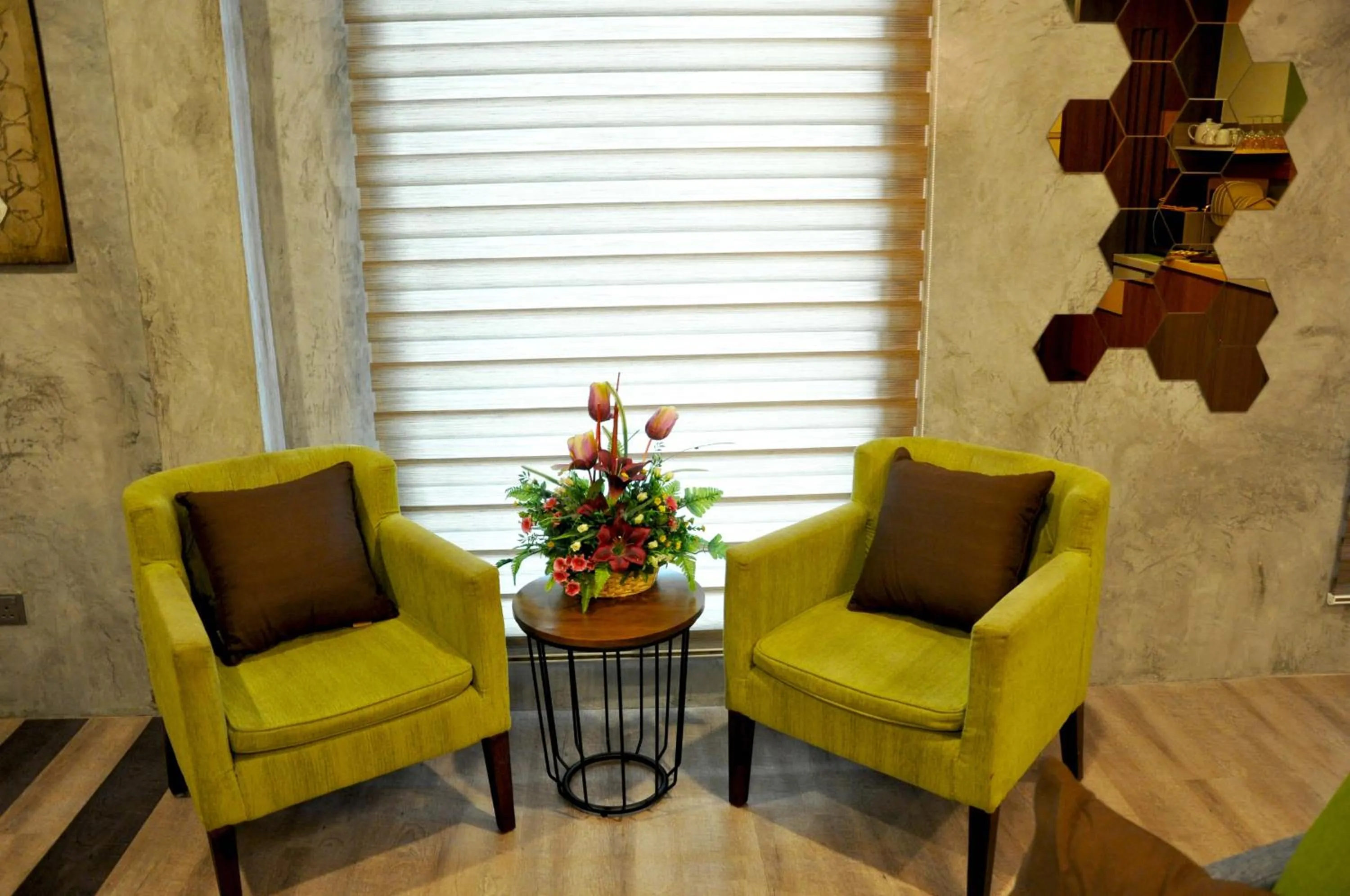 Seating area in Valya Hotel, Ipoh