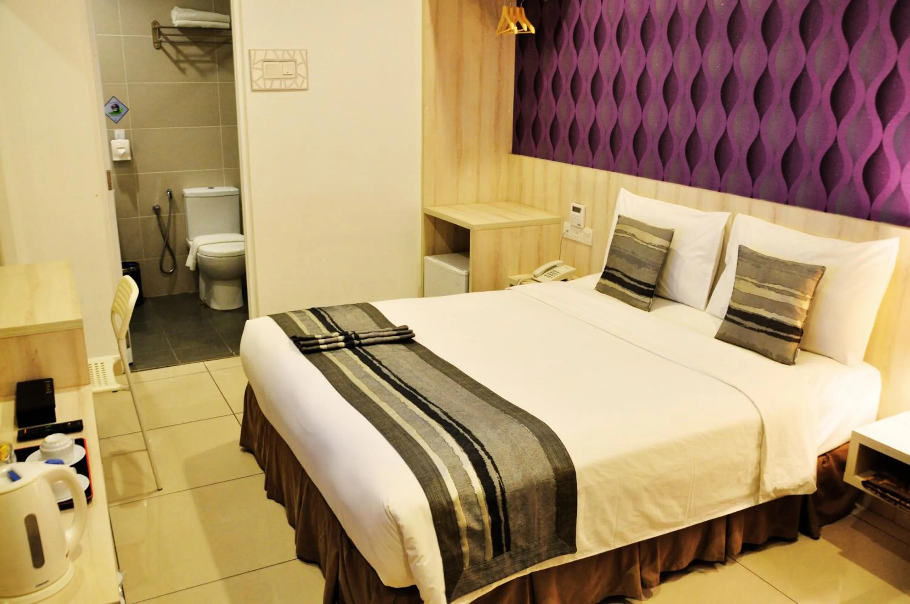 Bed in Valya Hotel, Ipoh