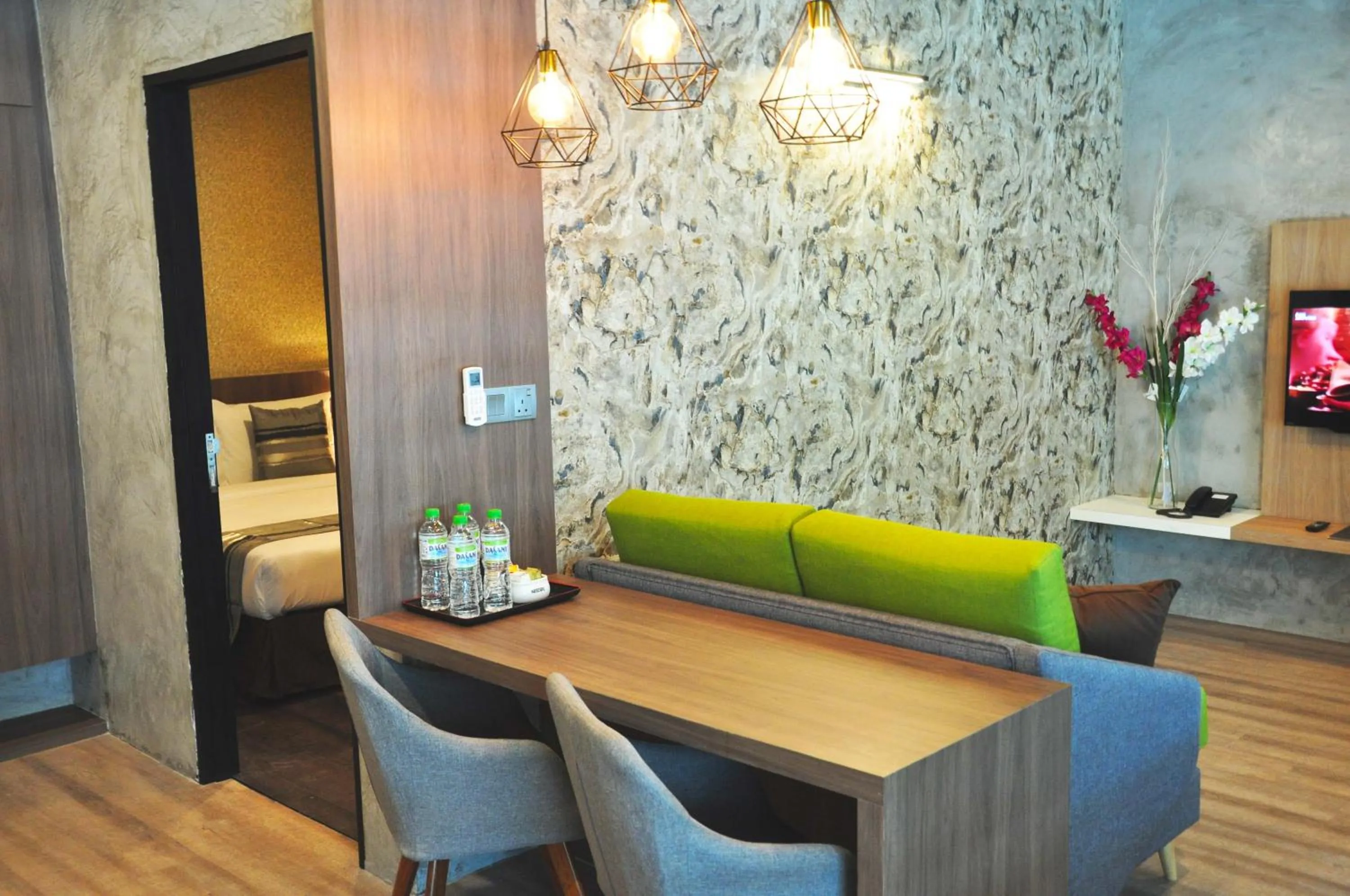 Seating area in Valya Hotel, Ipoh