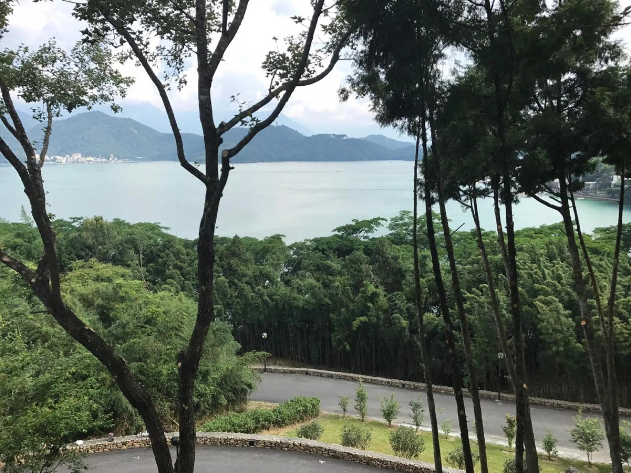 Lake view in Sun Moon Lake Bamboo Rock Garden