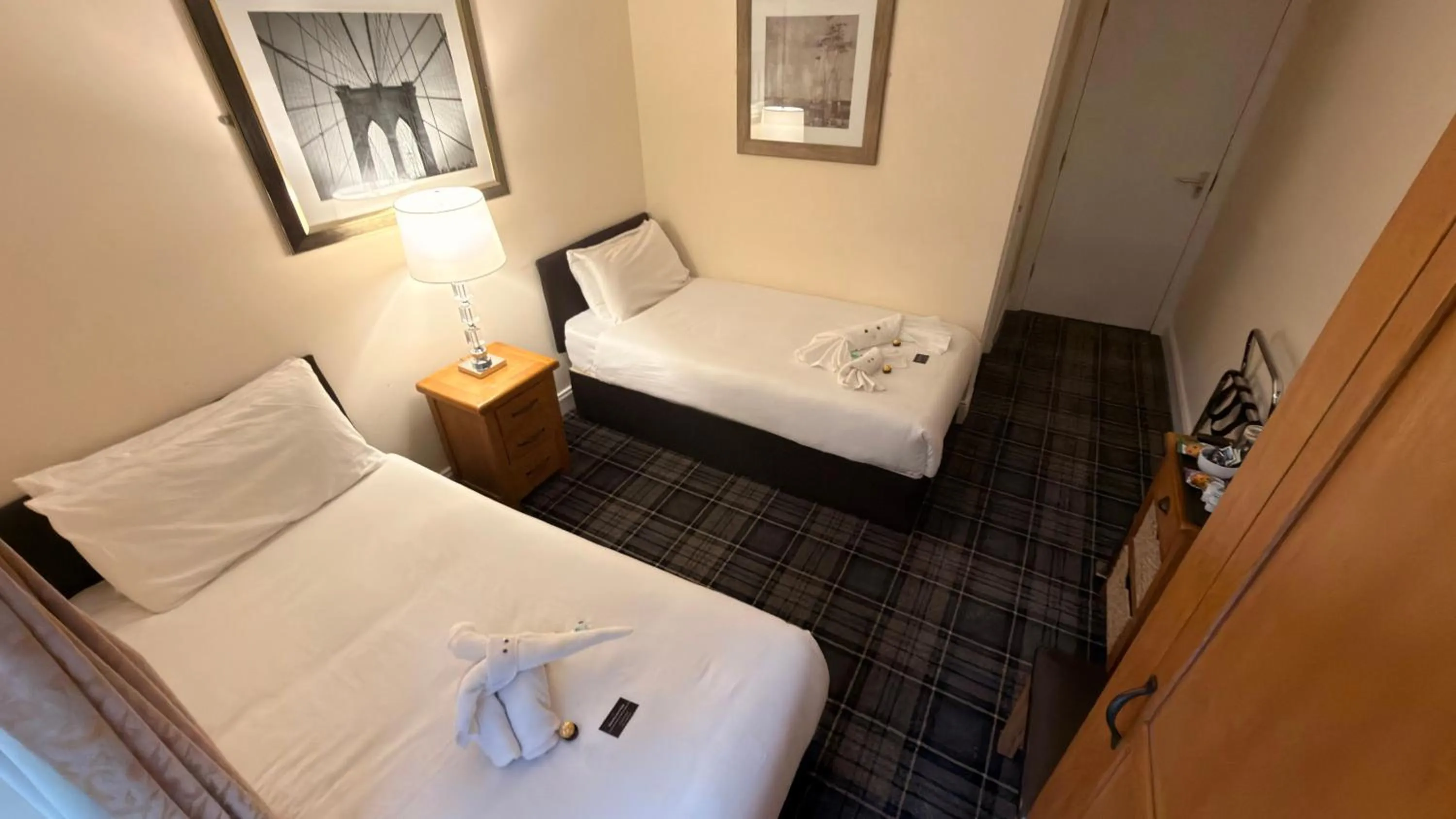 Bed in The Waverley Guest House