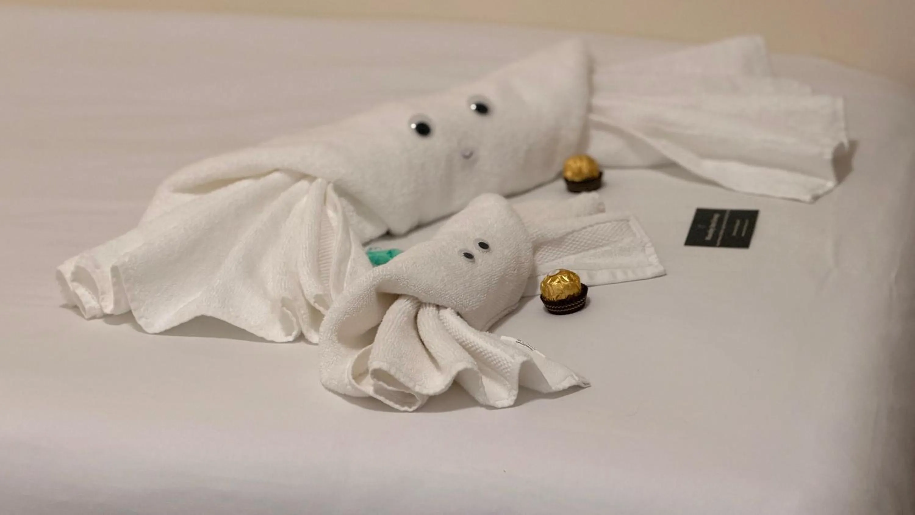 towels in The Waverley Guest House