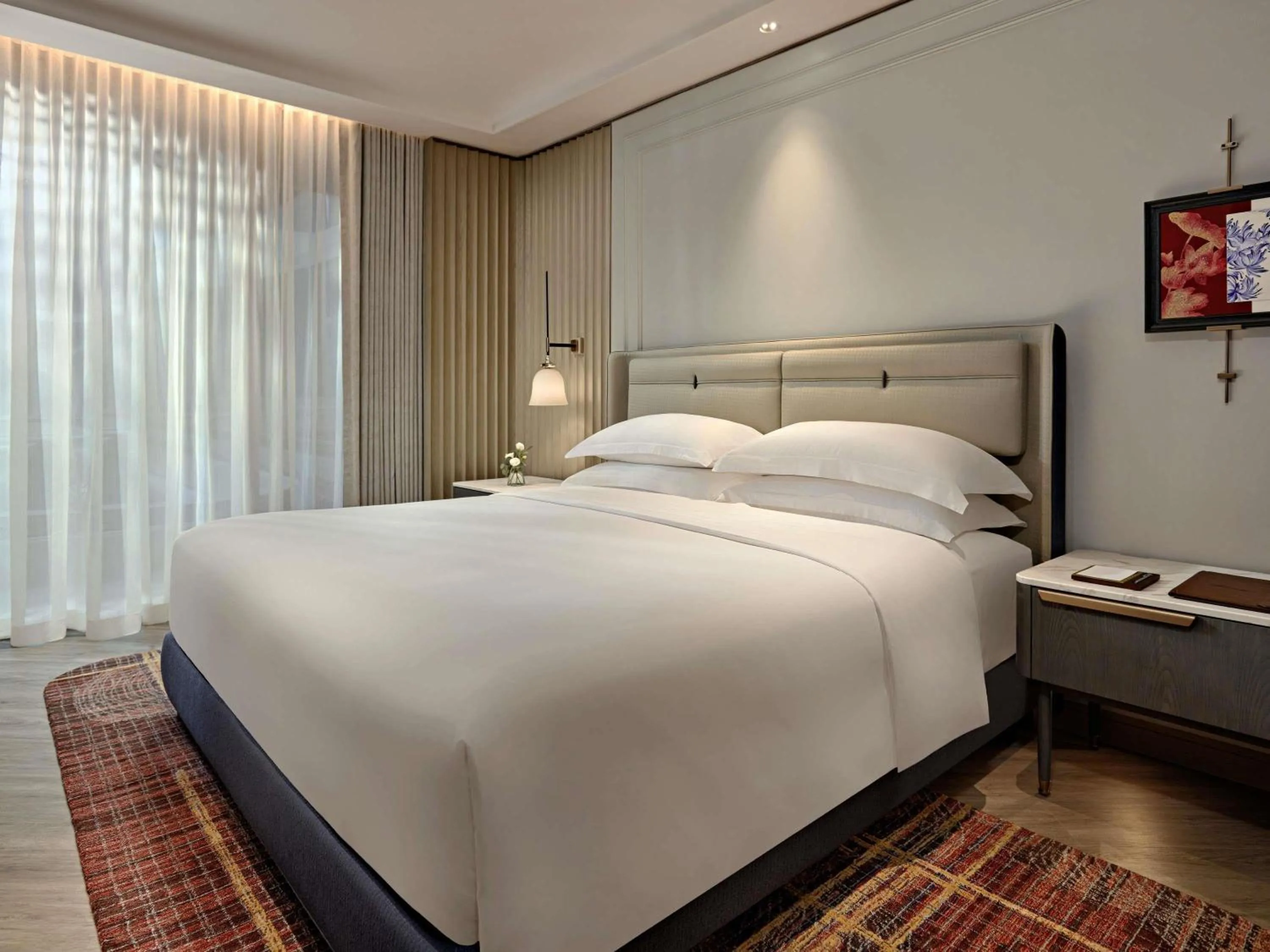 Bedroom, Bed in Fairmont Hanoi