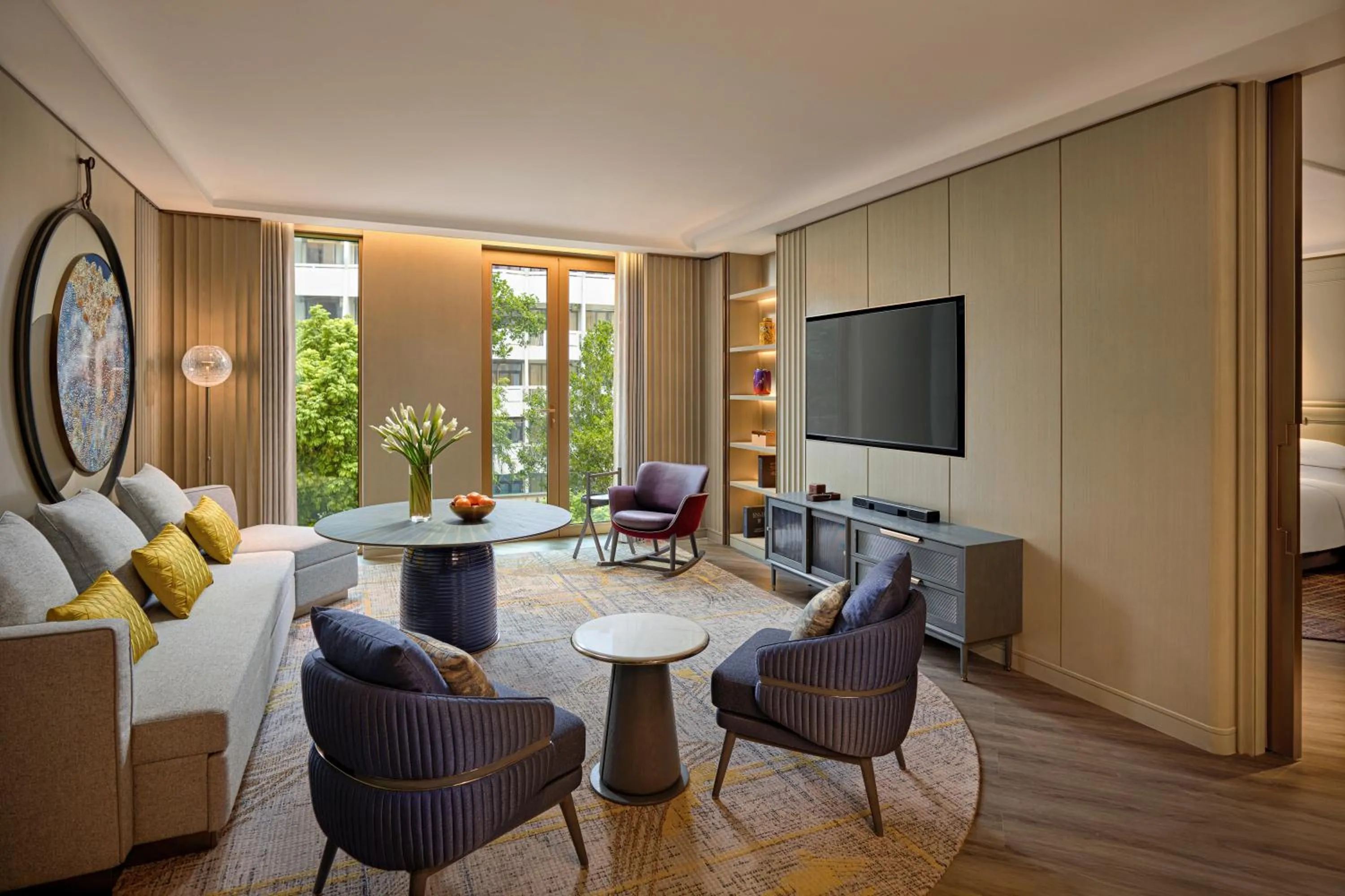 Living room in Fairmont Hanoi