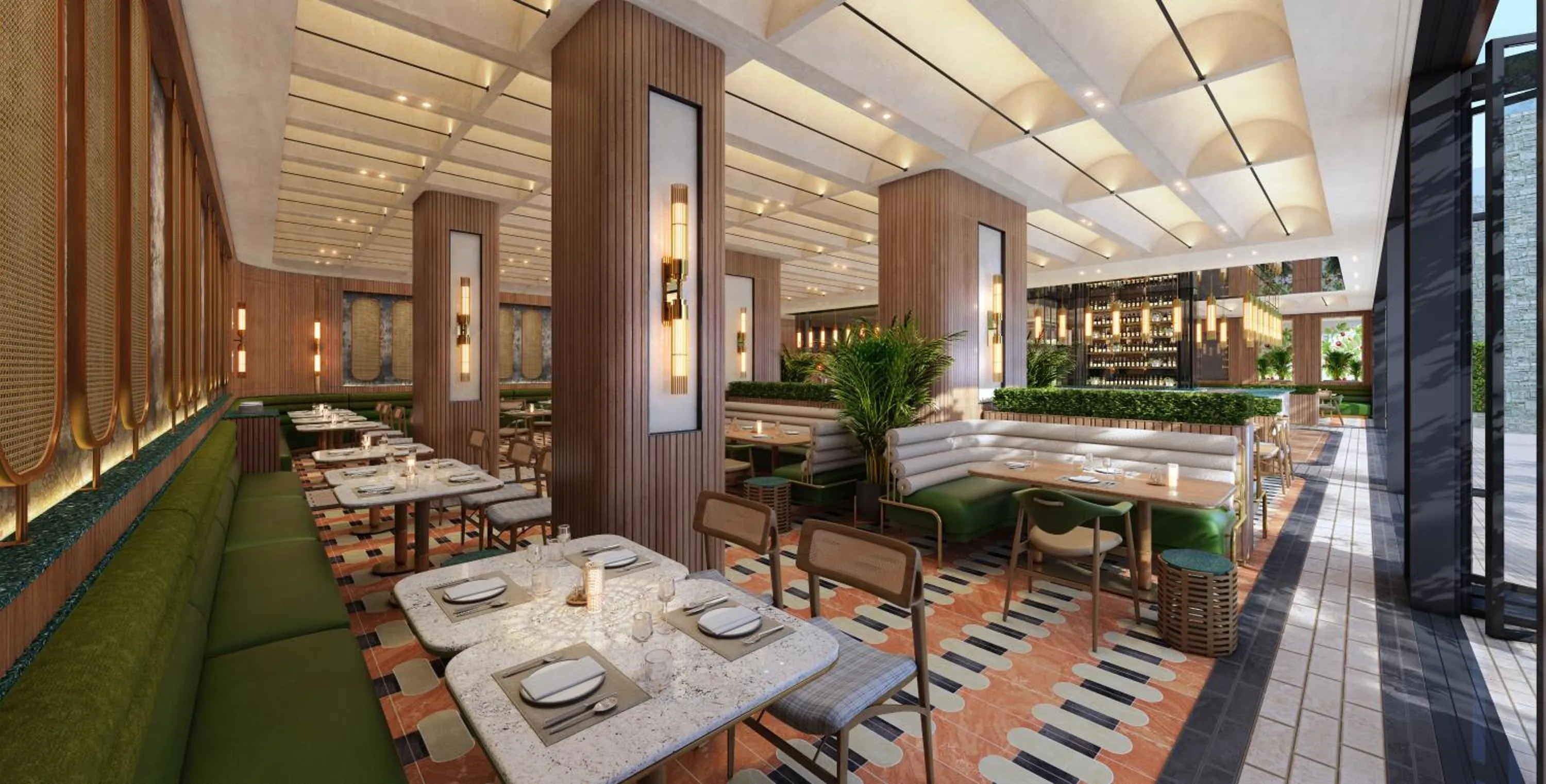 Restaurant/places to eat in Fairmont Hanoi