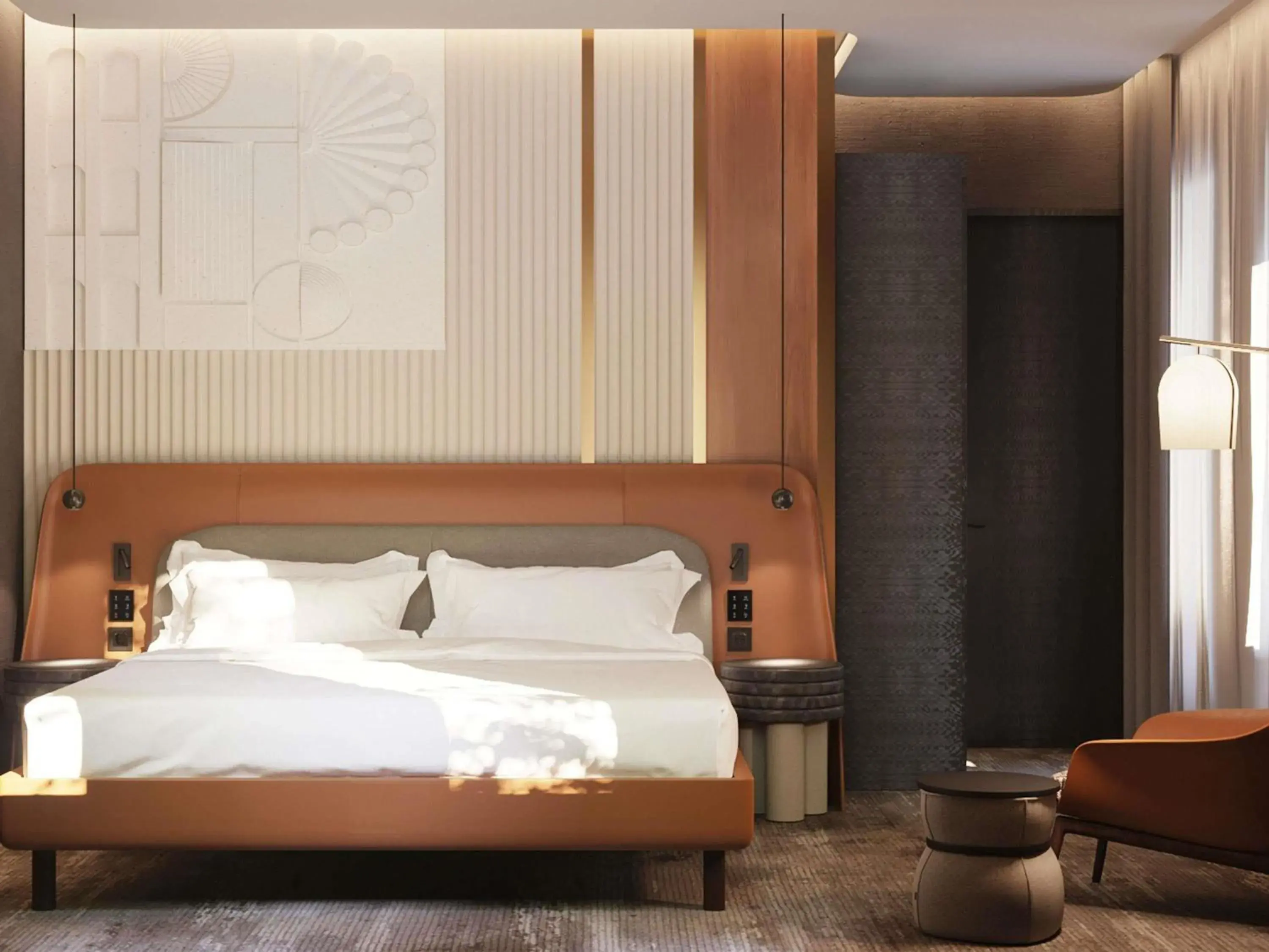 Deluxe Room with One King-size Bed in Mövenpick Yerevan Deluxe Room with One King-size Bed in Mövenpick Yerevan