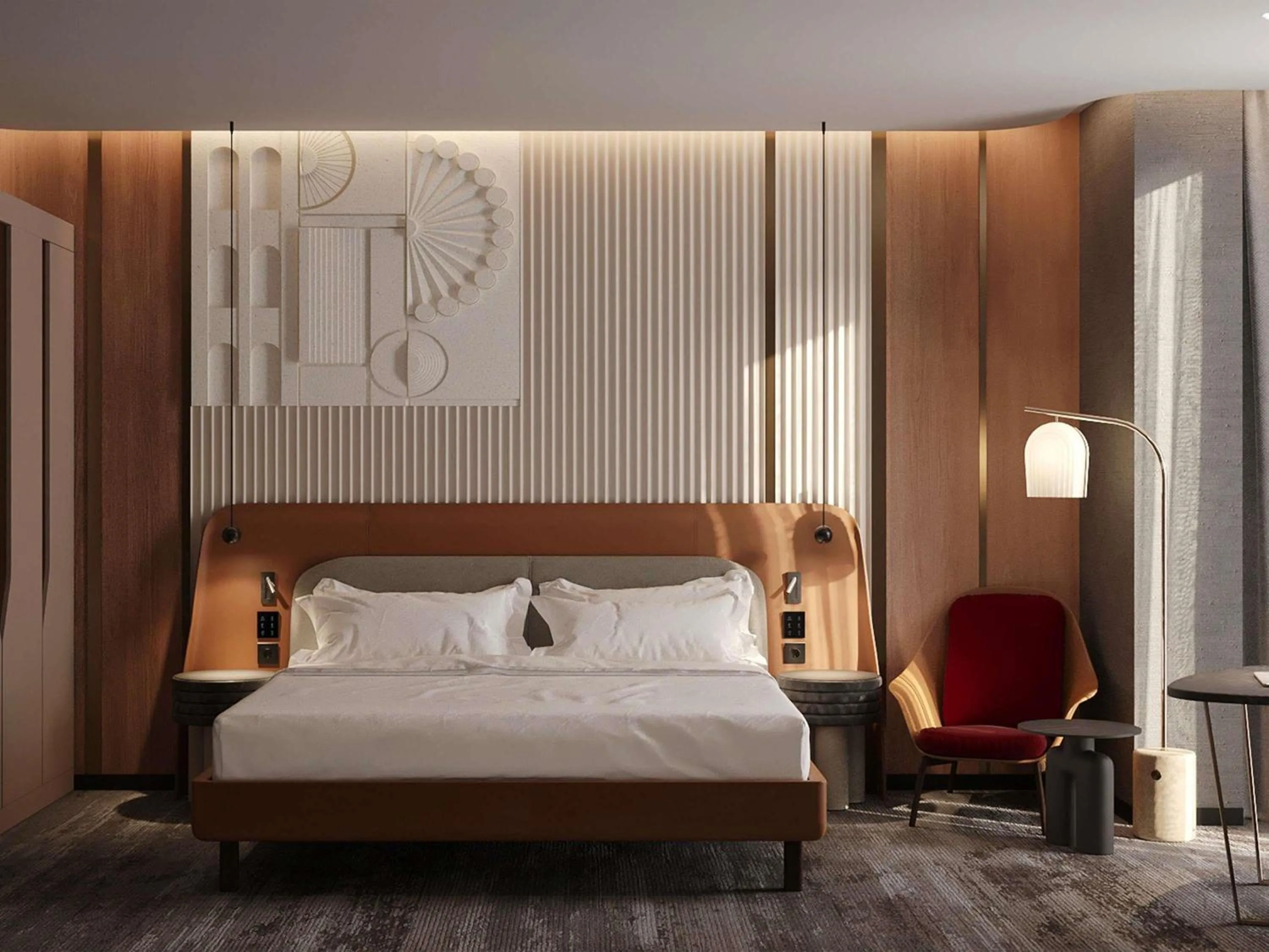 Bedroom, Bed in Mövenpick Yerevan