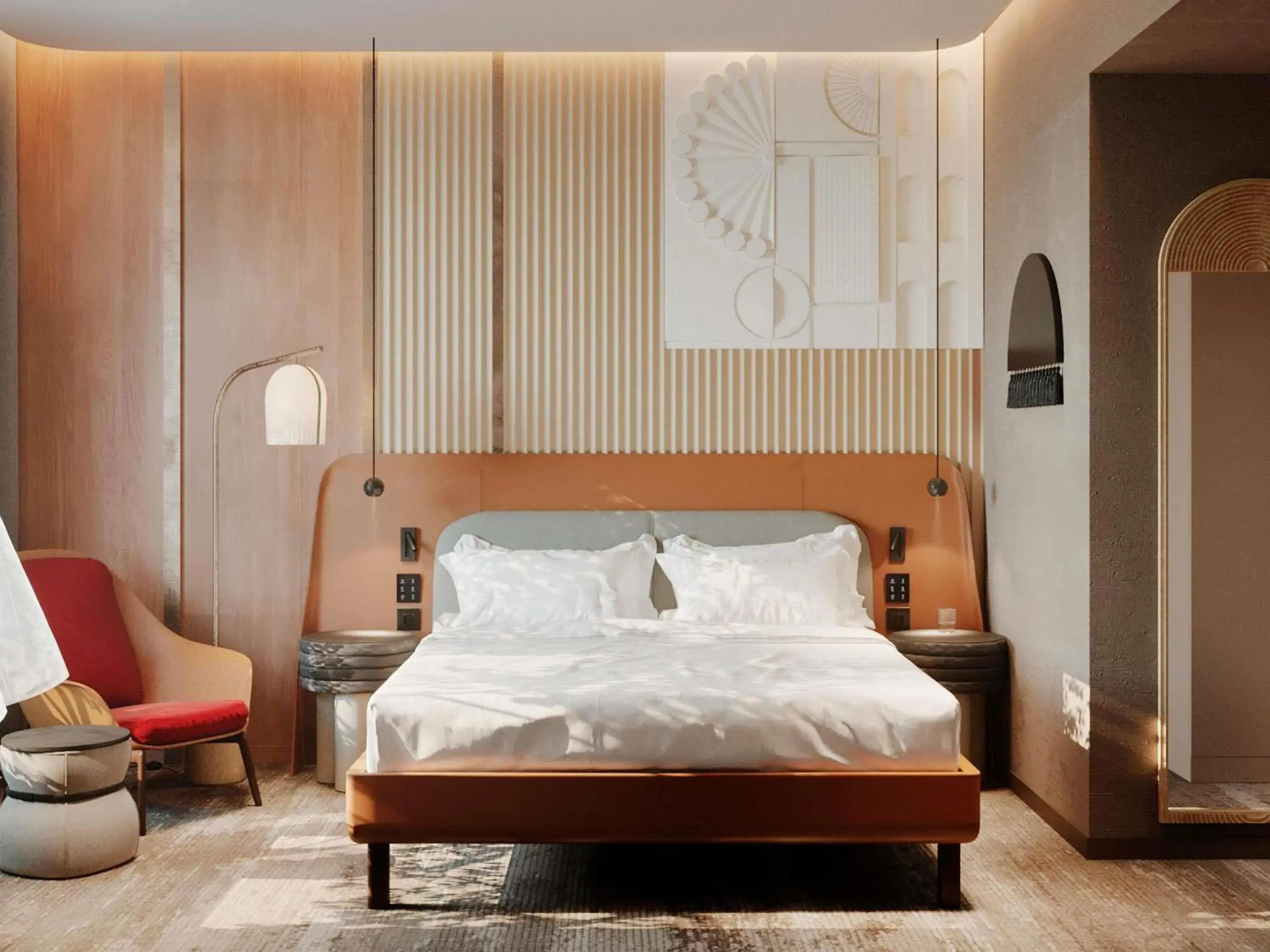 Superior Room with One King-size Bed in Mövenpick Yerevan Superior Room with One King-size Bed in Mövenpick Yerevan