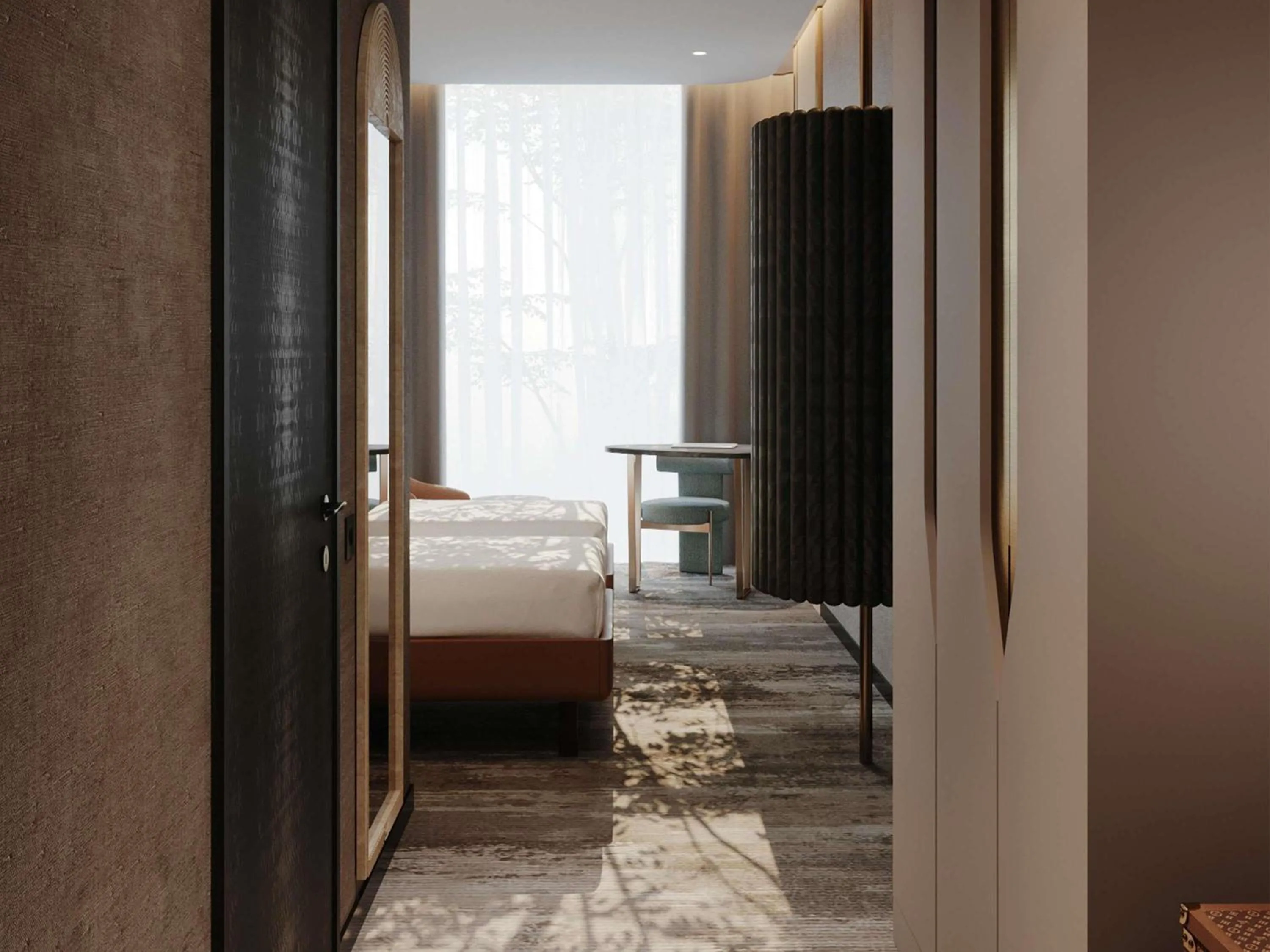 Bedroom, Bed in Mövenpick Yerevan