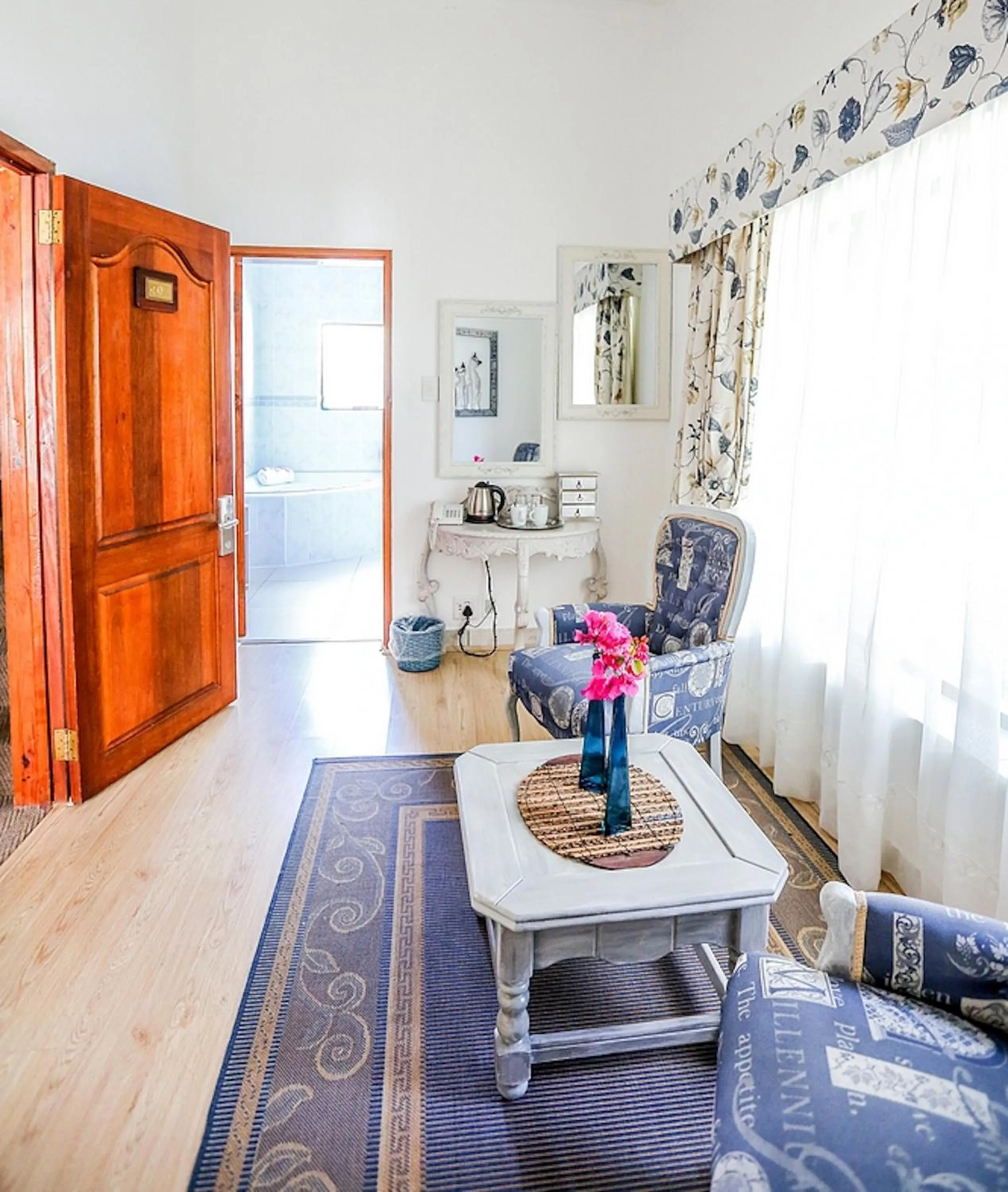 Seating area in Misty Waves Boutique Hotel