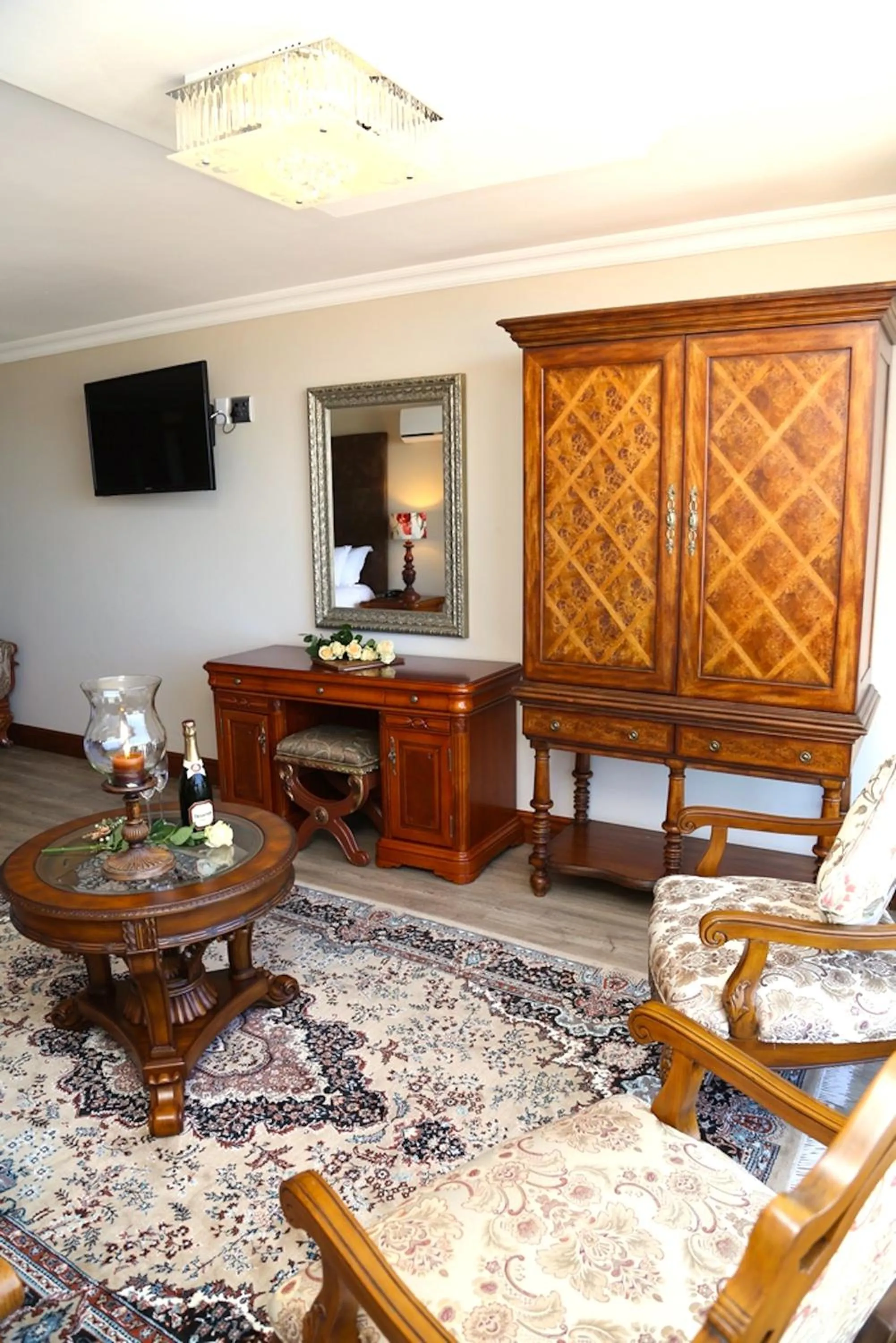 Seating area in Misty Waves Boutique Hotel