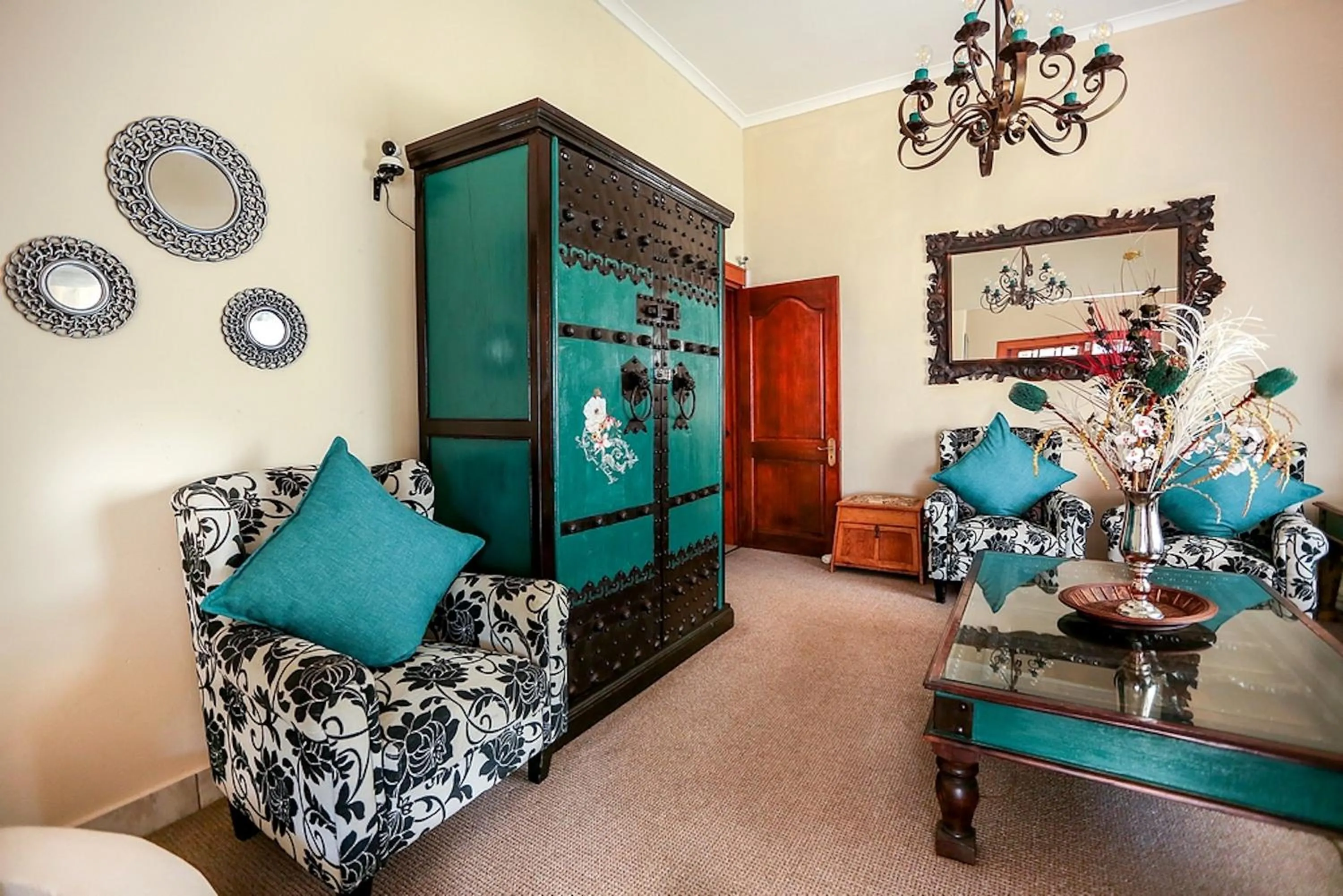 Seating area in Misty Waves Boutique Hotel