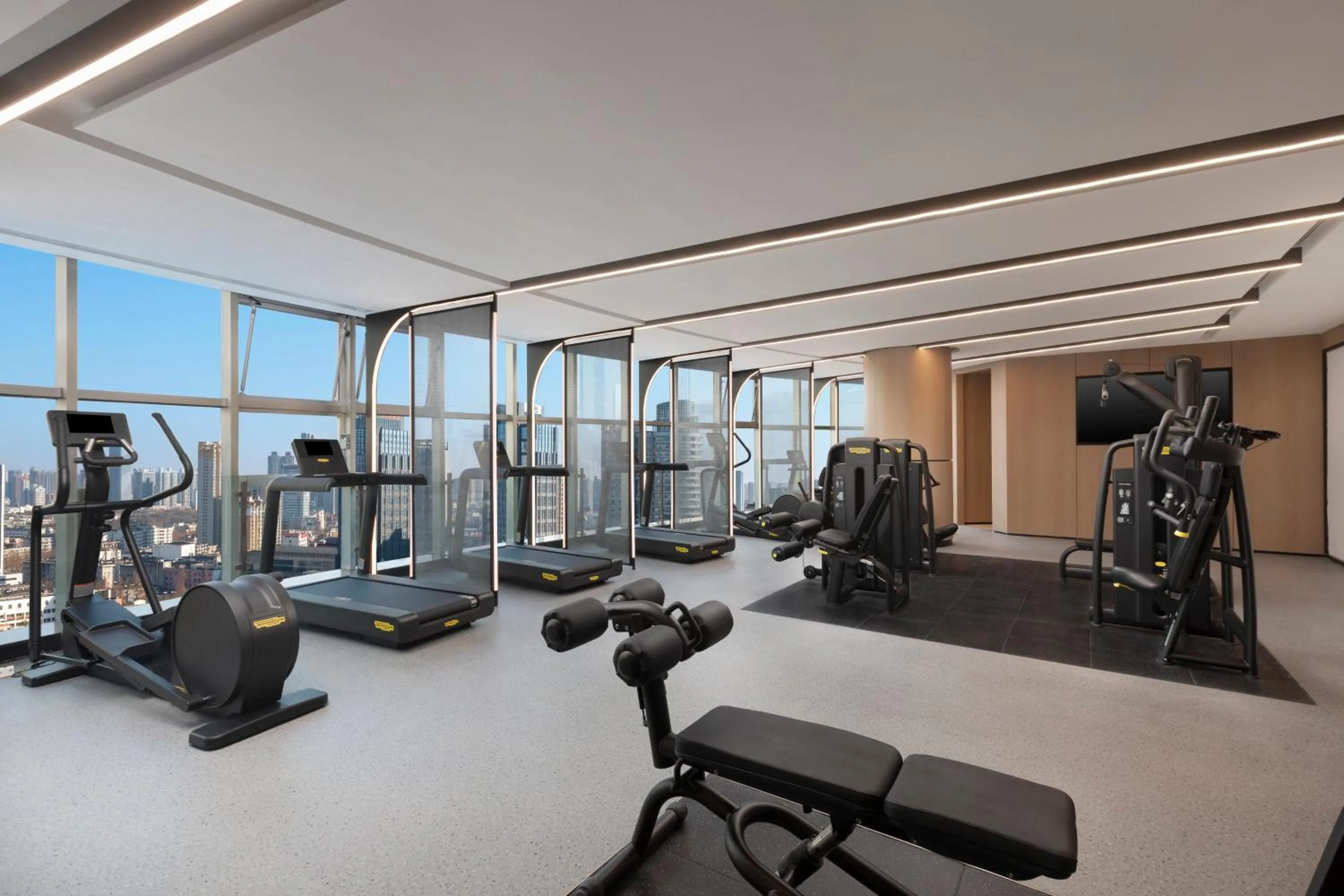 Fitness centre/facilities in Atwell Suites Hefei City Center by IHG