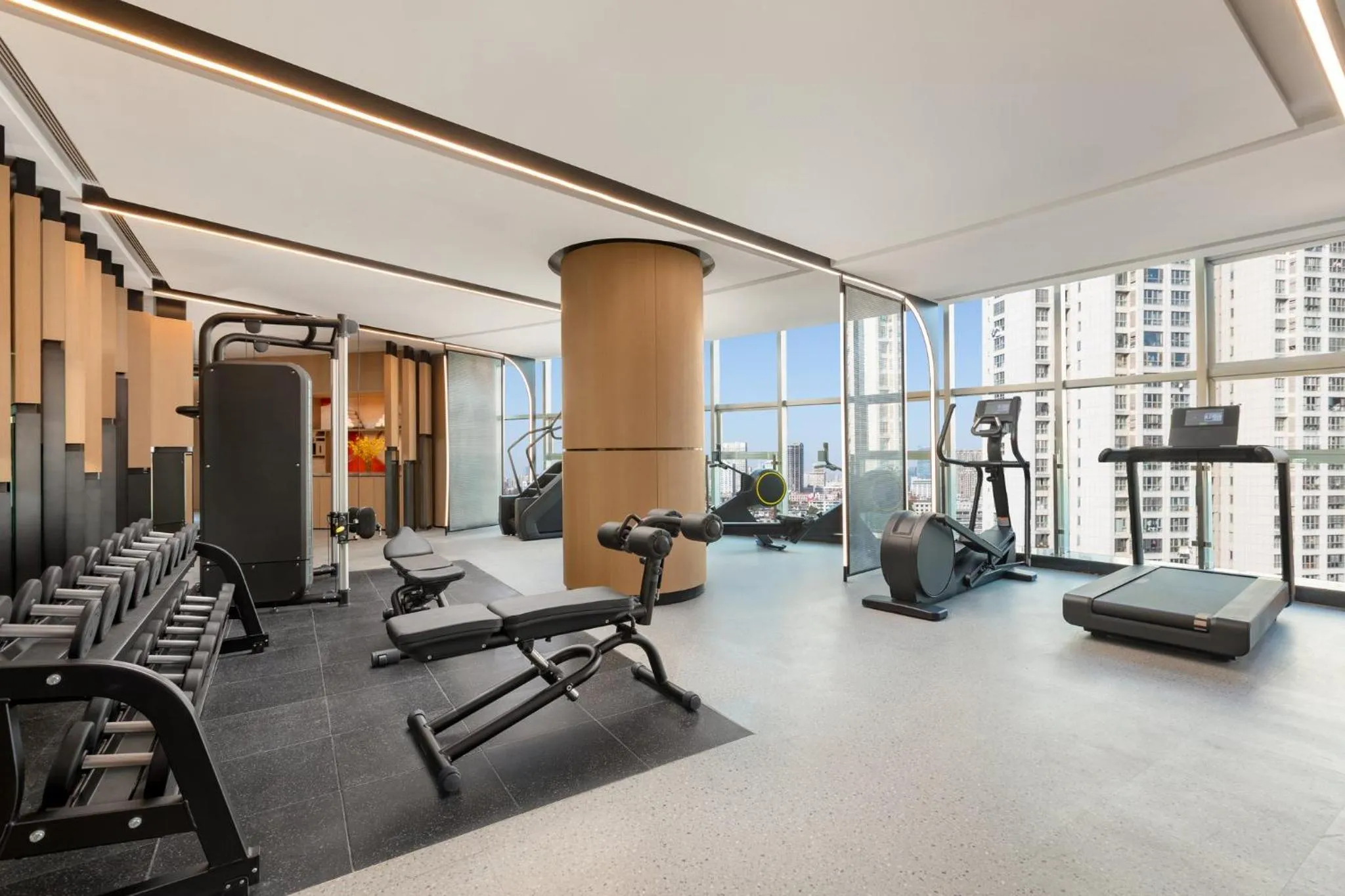 Fitness centre/facilities in Atwell Suites Hefei City Center by IHG
