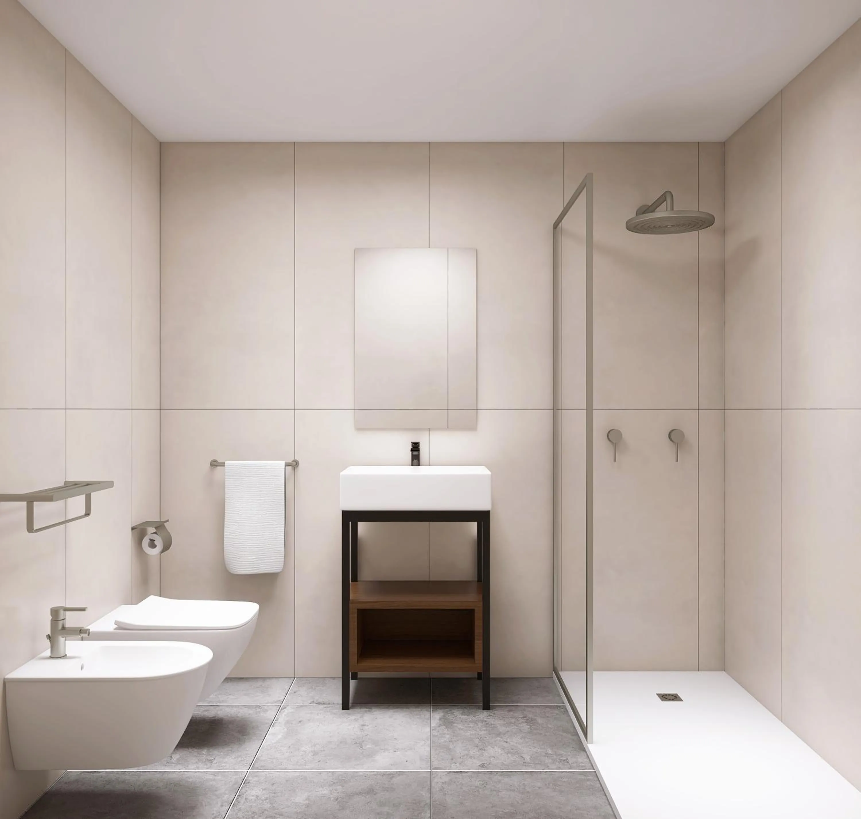 Shower in Hotel Livata Mountain & Wellness