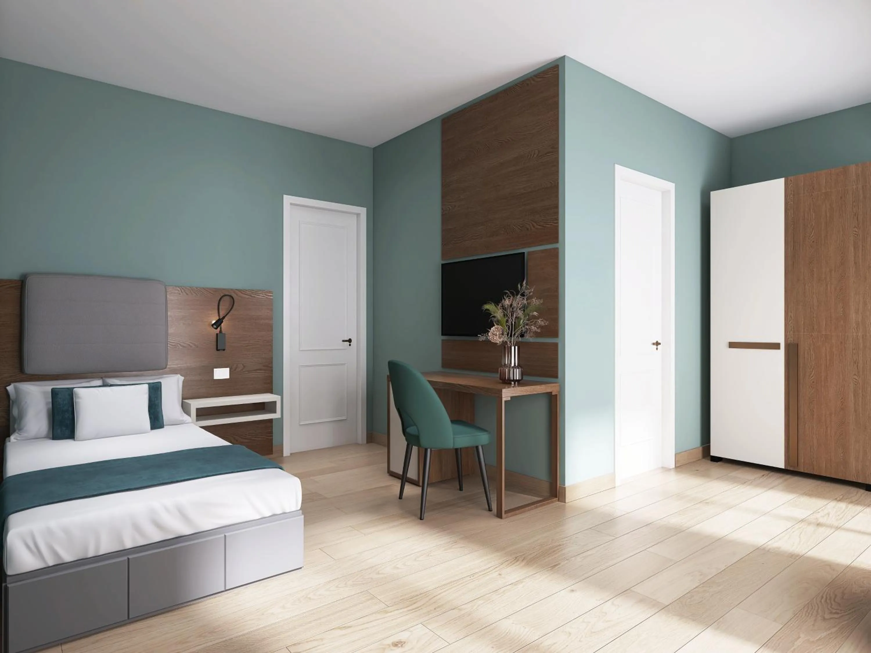 Bed in Hotel Livata Mountain & Wellness