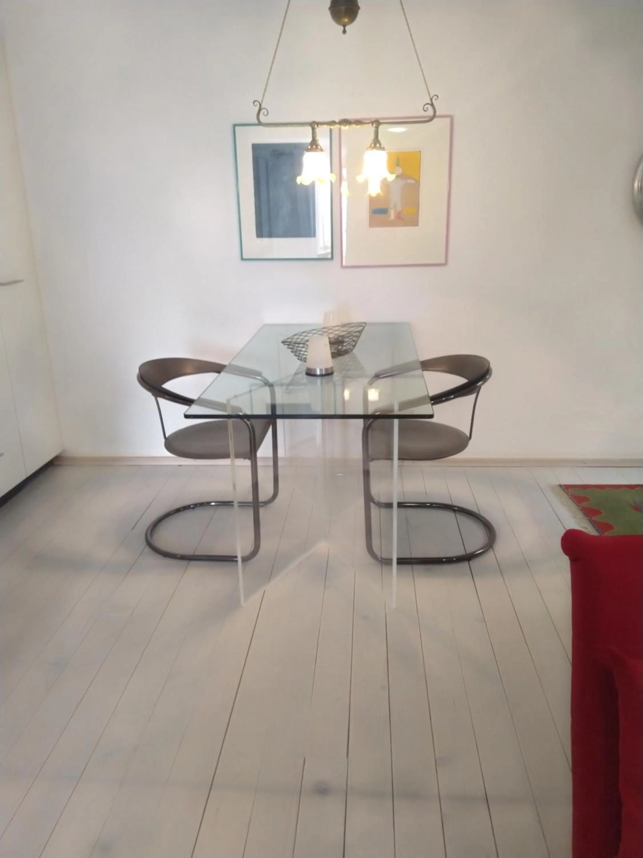 Dining area in Swiss Borzoi House