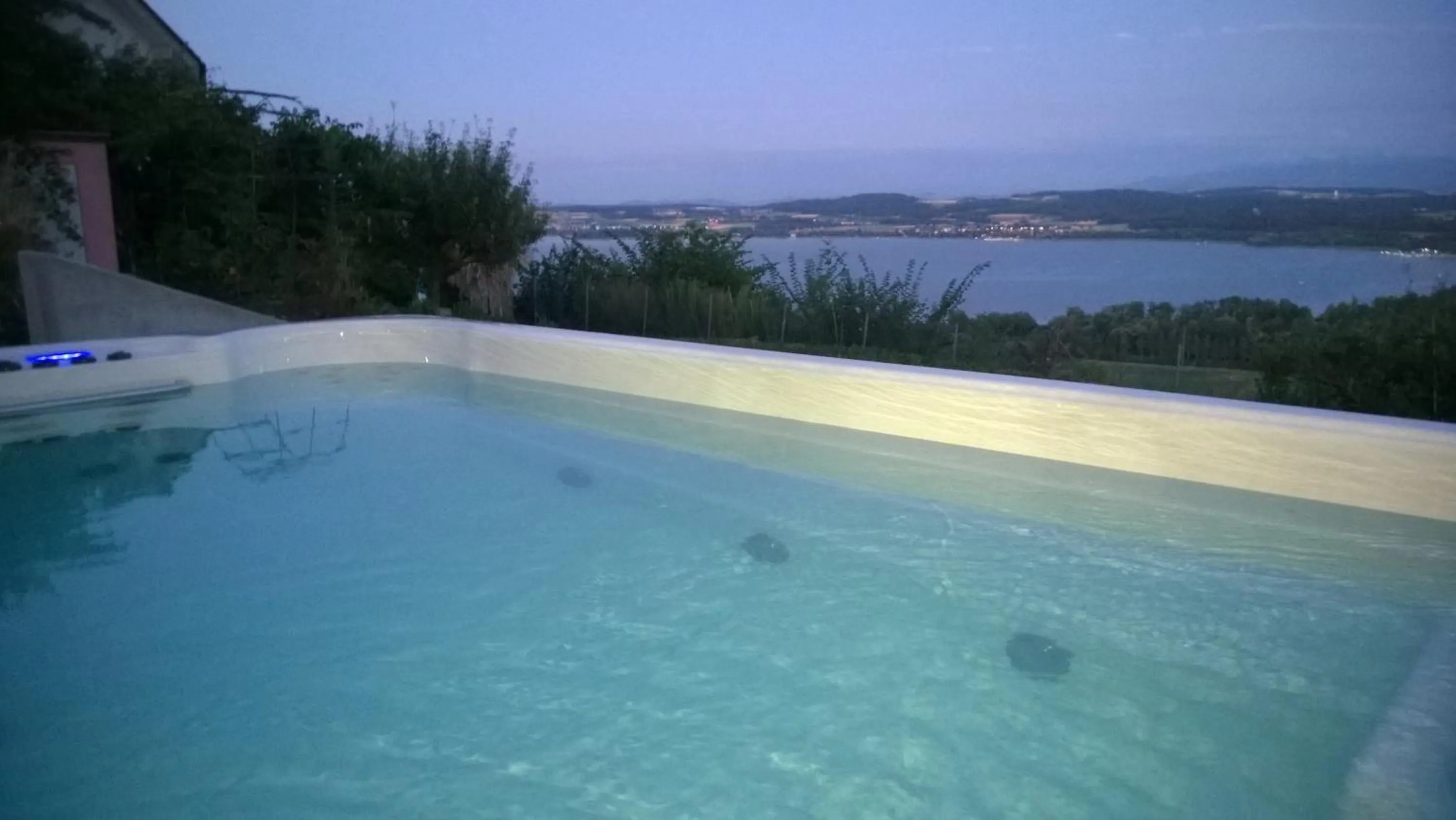 Hot Tub in Swiss Borzoi House