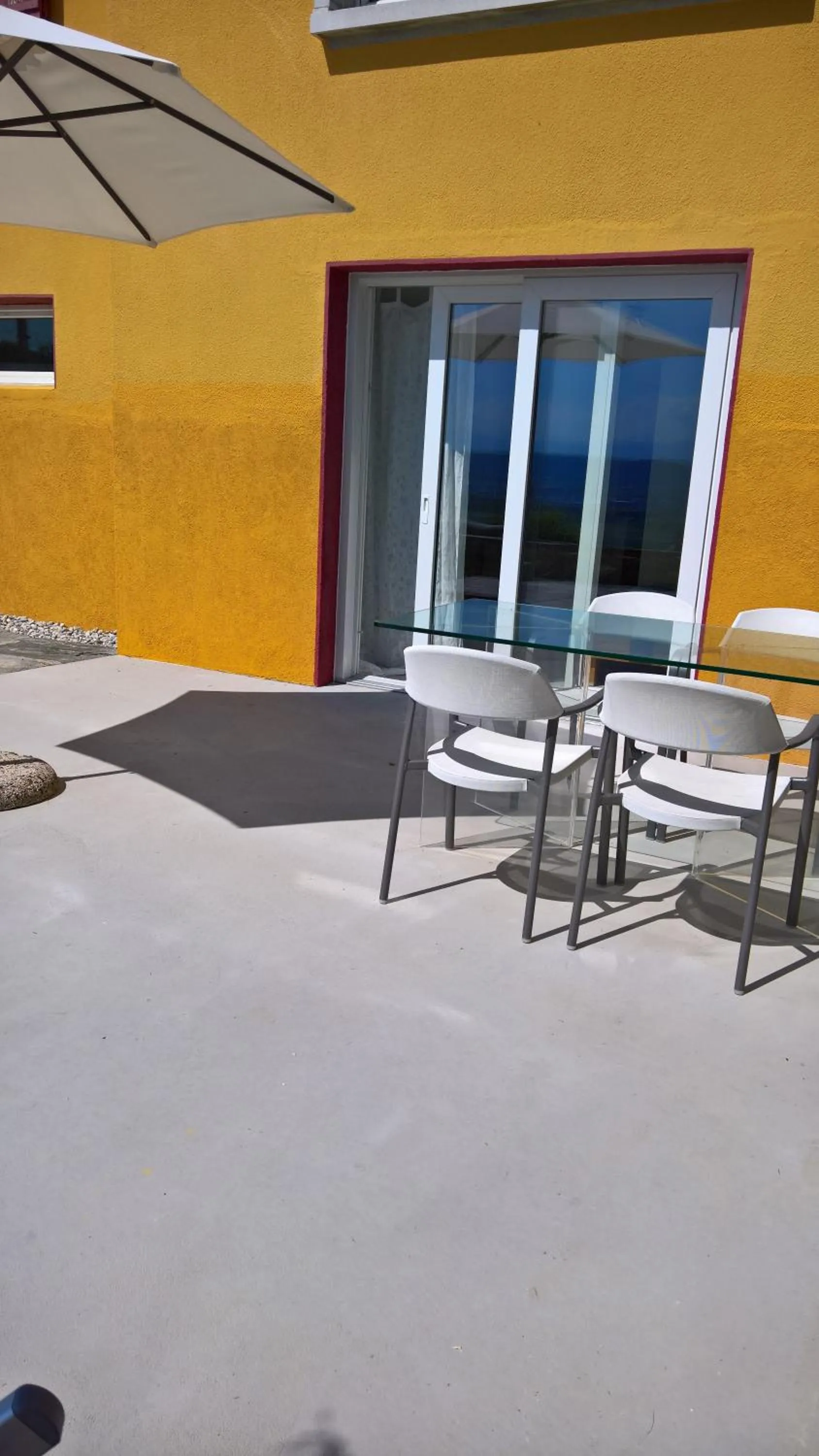 Patio in Swiss Borzoi House