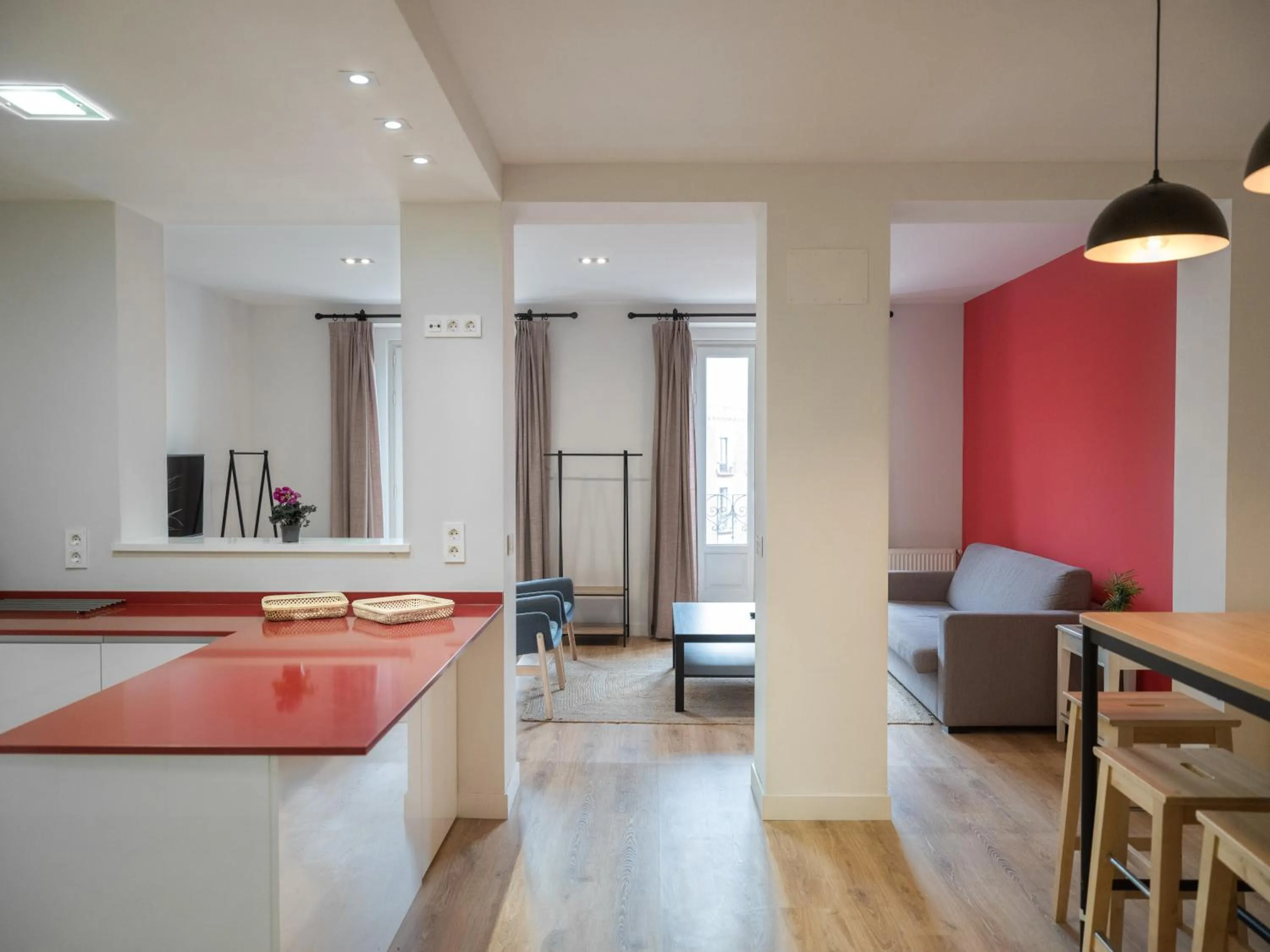 View (from property/room), Bed in Slow Suites Luchana