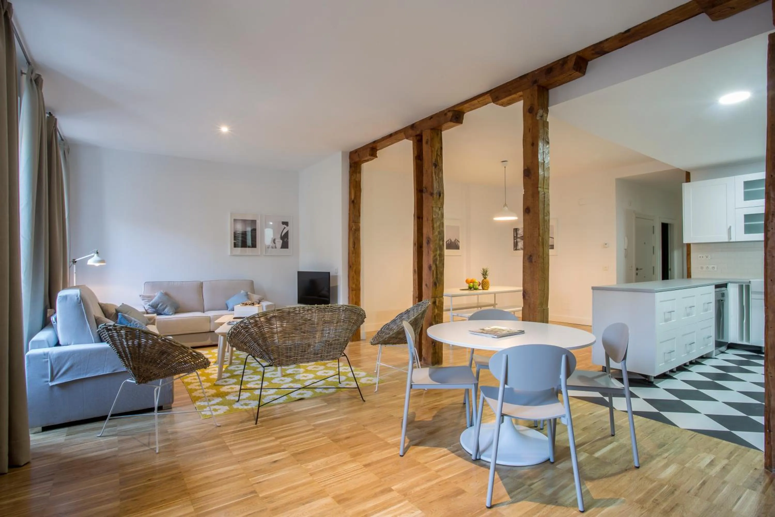 Living room in Slow Suites Luchana