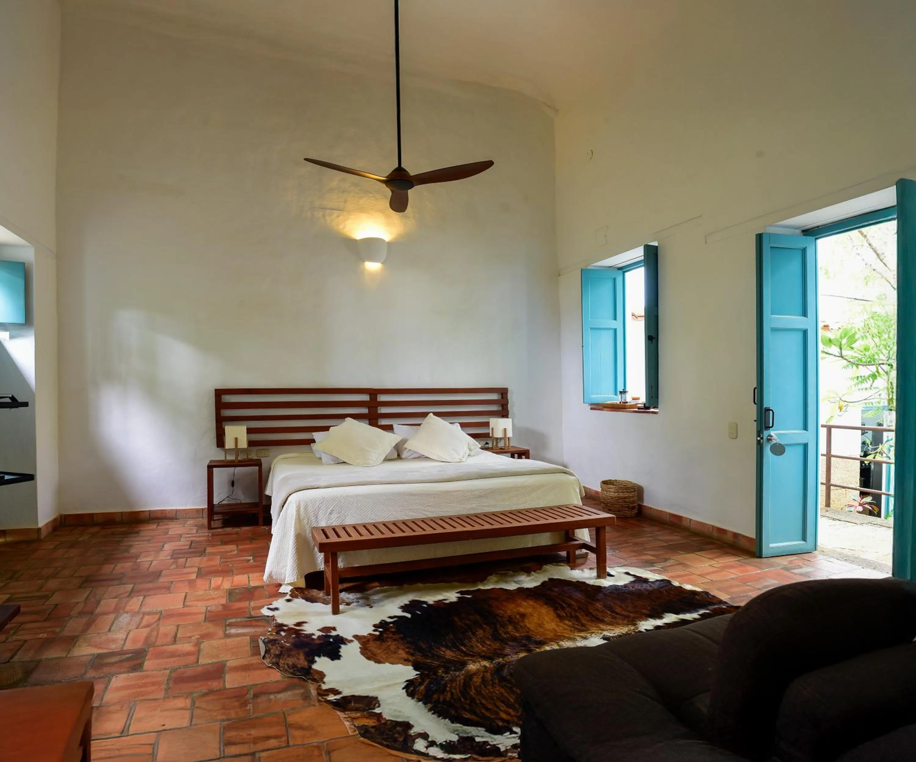 Bed in Casa Barichara Boutique