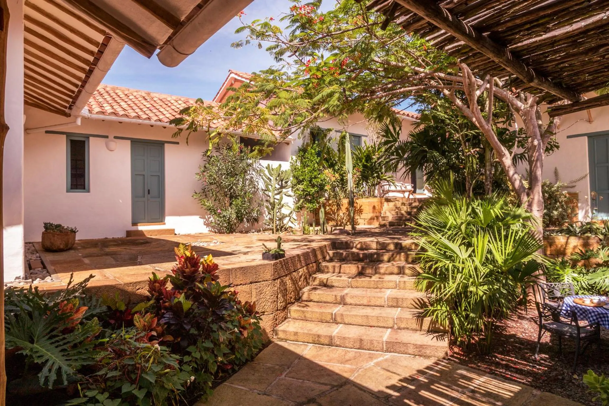 Patio in Casa Barichara Boutique