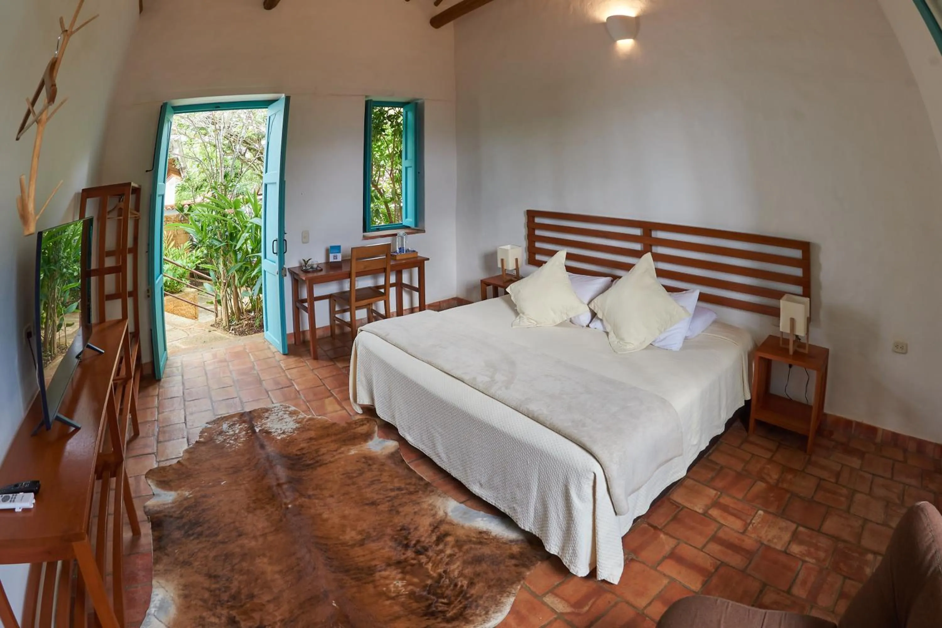 Bed in Casa Barichara Boutique