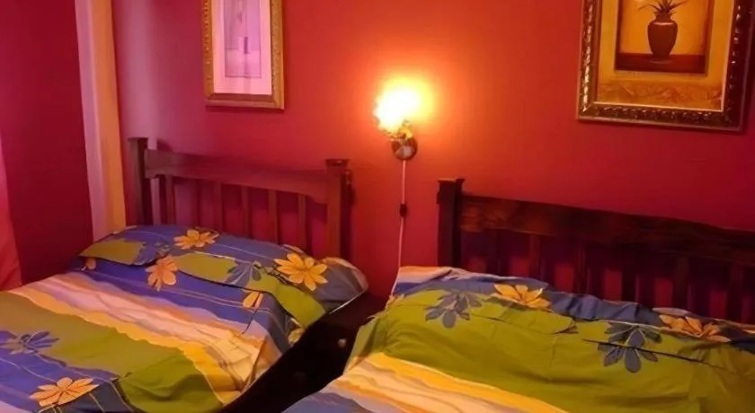 Bed in Tamaraw Beach Resort