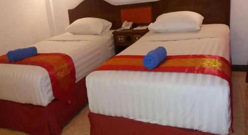 Bed in Parapat View Hotel