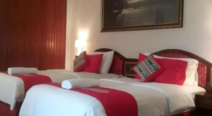 Bed in Parapat View Hotel