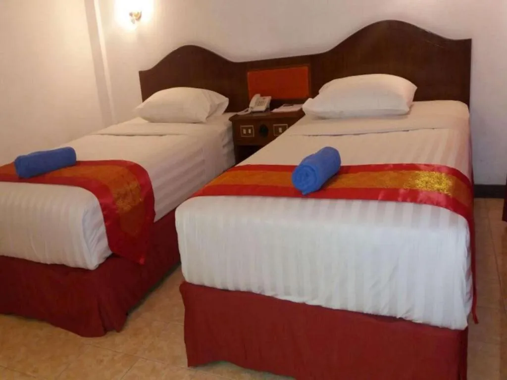 Bed in Parapat View Hotel