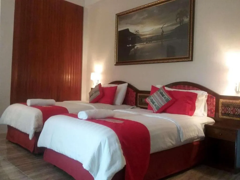 Bed in Parapat View Hotel