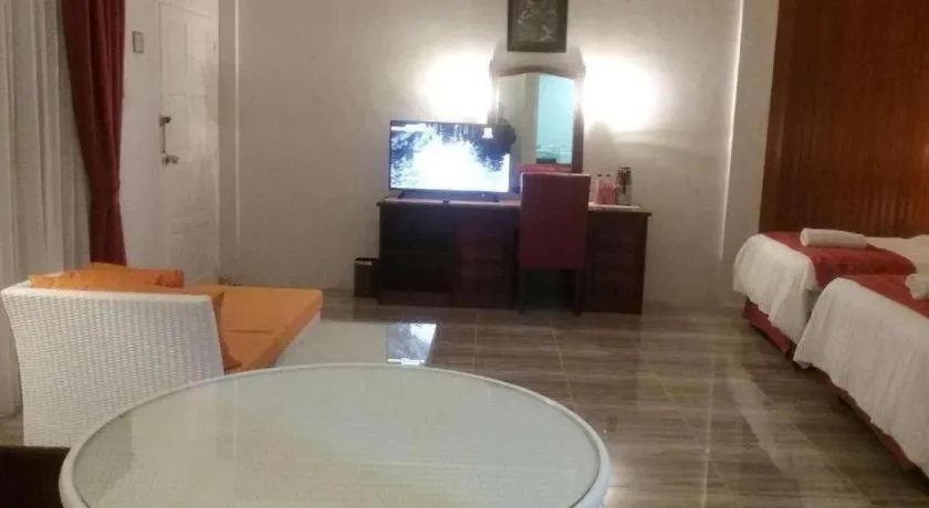 Bed in Parapat View Hotel