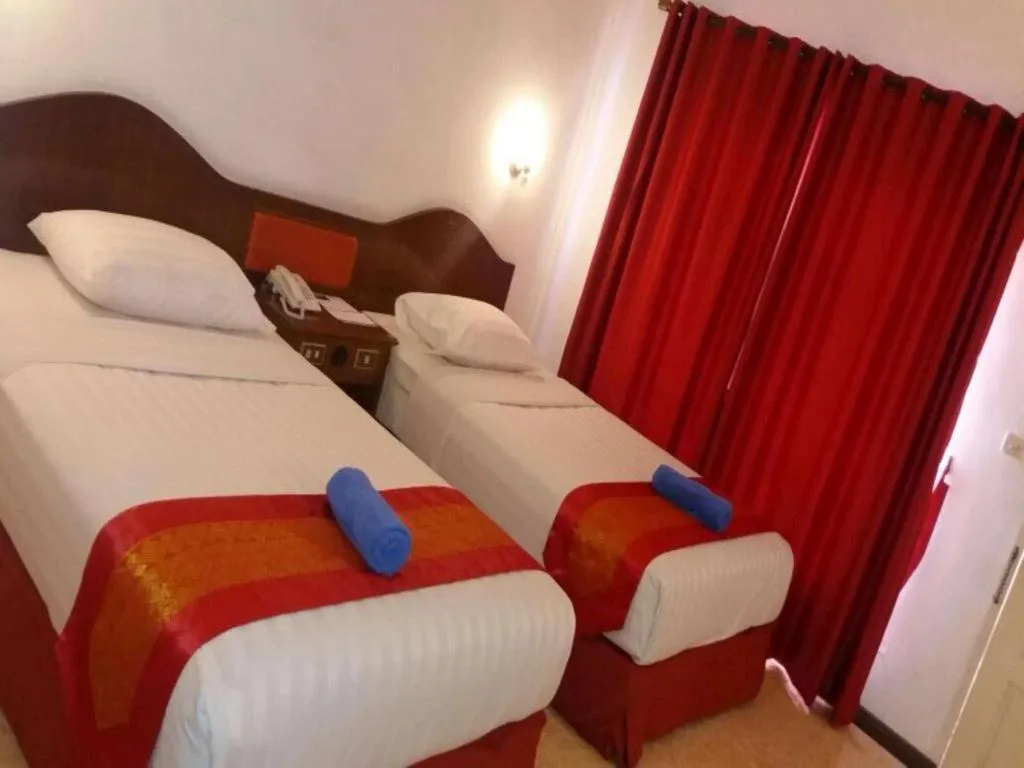 Bed in Parapat View Hotel