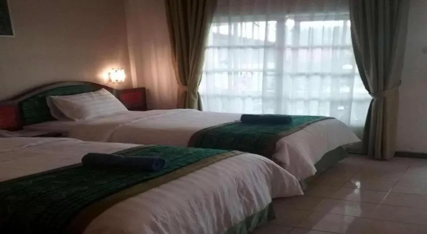 Bed in Parapat View Hotel