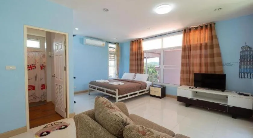 Bed in Baan Tem Jai Khao Yai