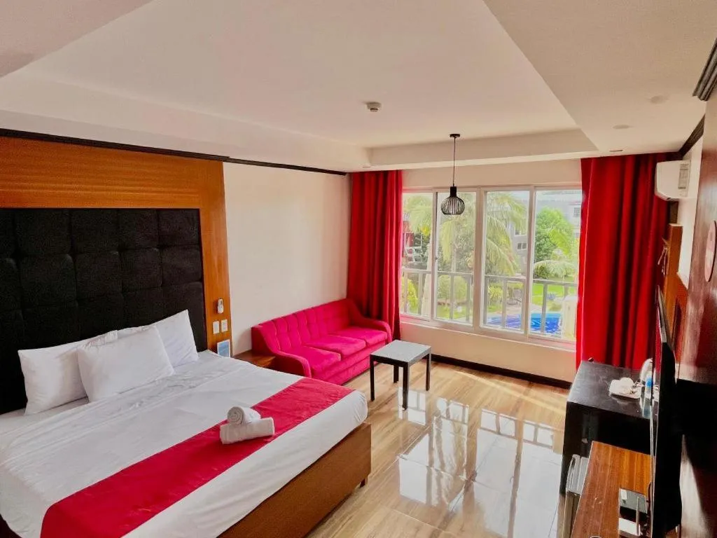 Bed in STARVIEW HOTEL AND RESORT