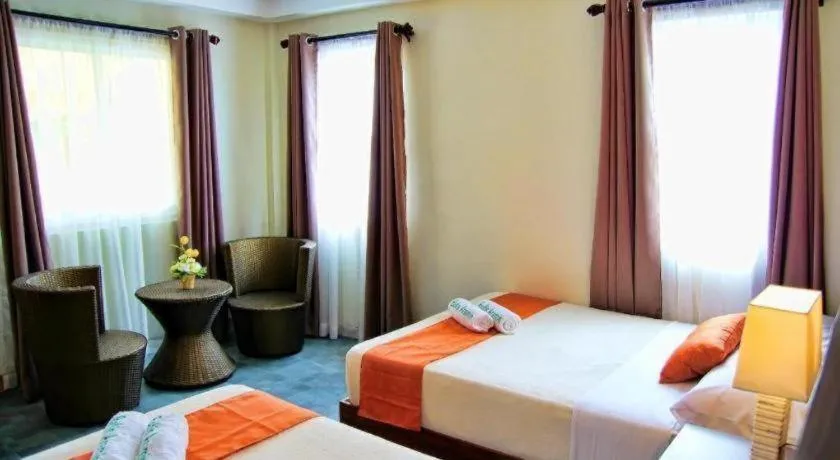 Bed in Batis Aramin Resort And Hotel Corp.